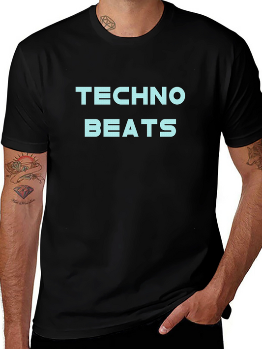 Techno Beats Graphic Tee - Stylish Music Lover Shirt