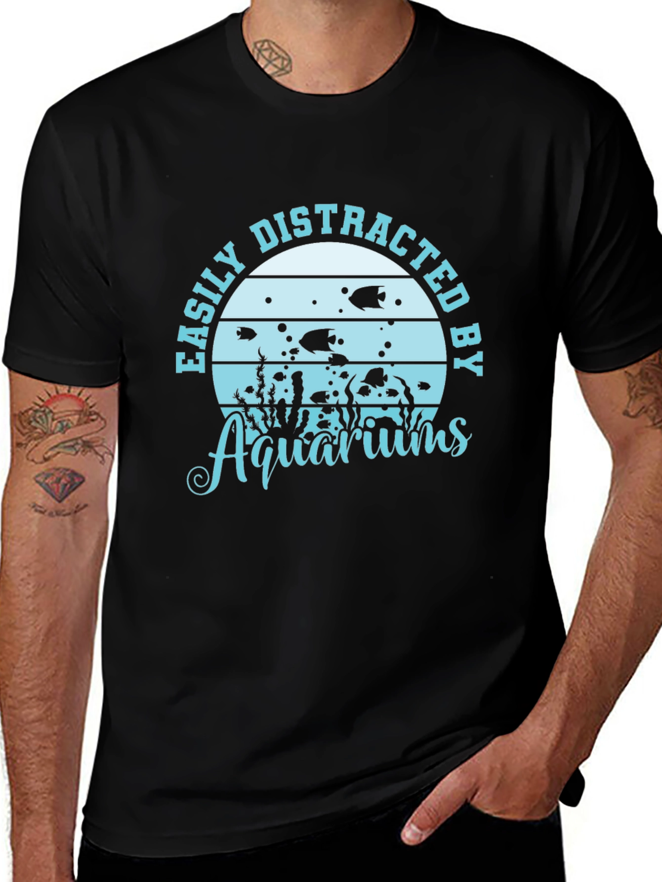 Easily Distracted by Aquariums T-Shirt