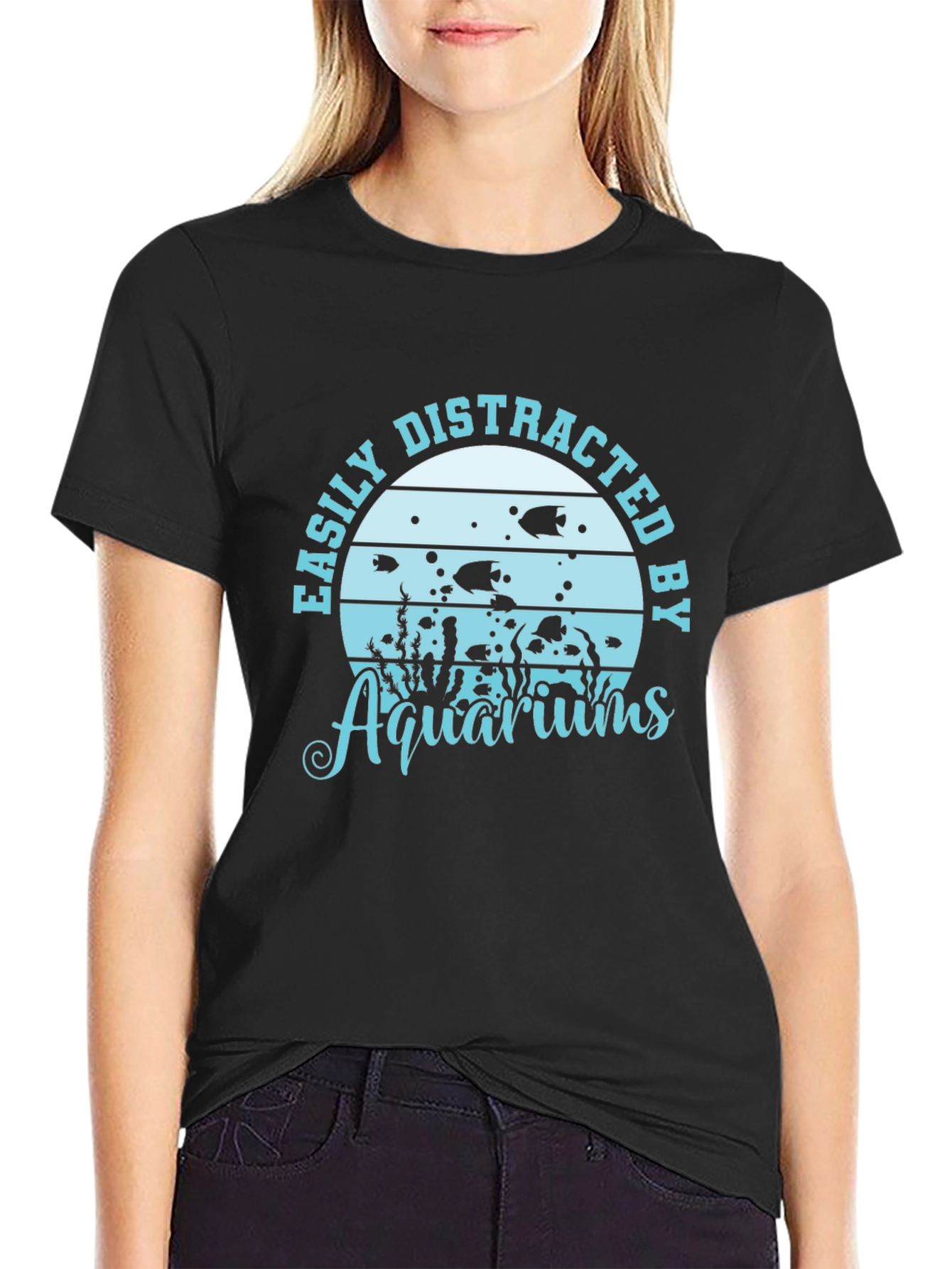Easily Distracted by Aquariums T-Shirt