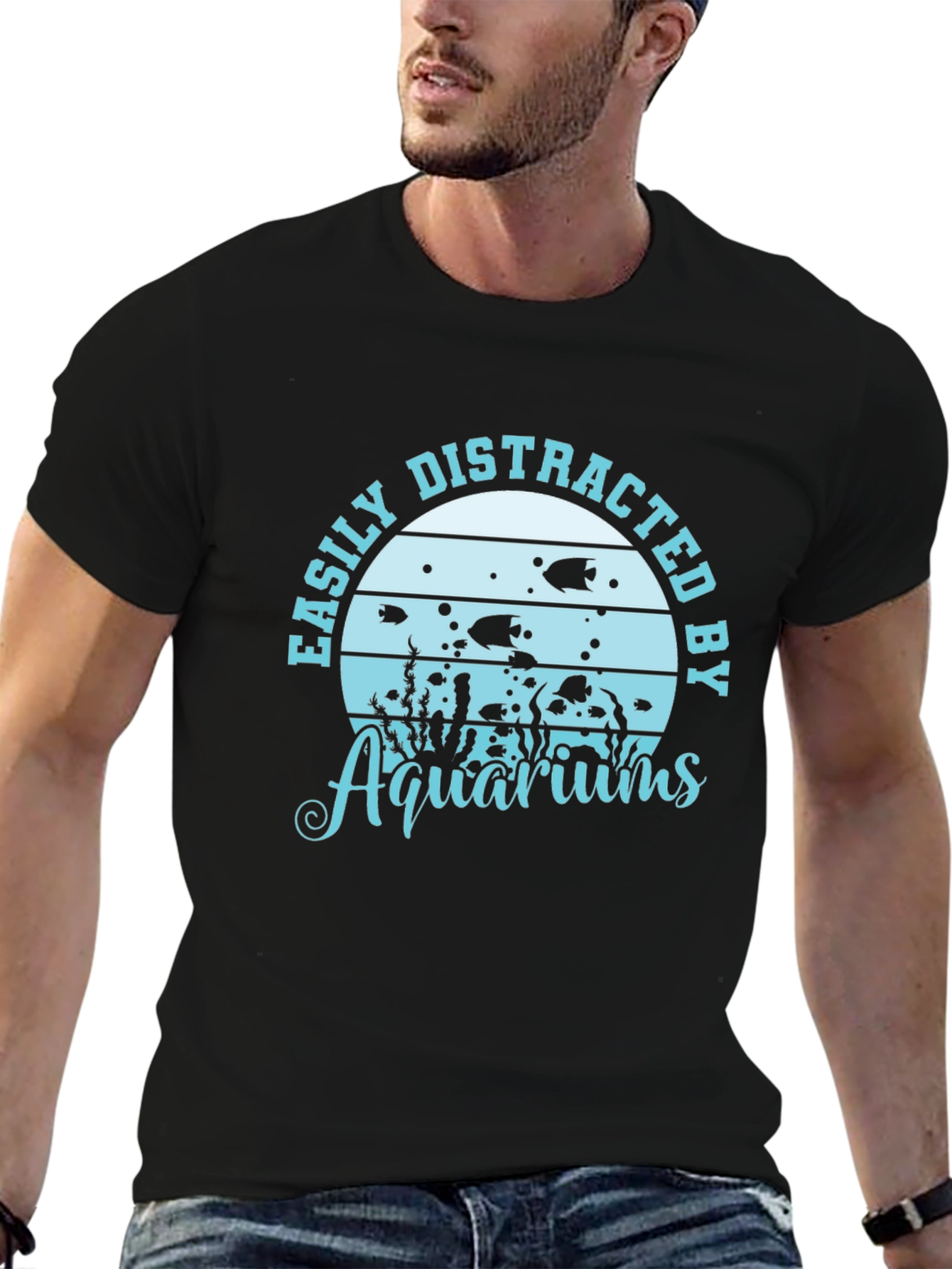 Easily Distracted by Aquariums T-Shirt