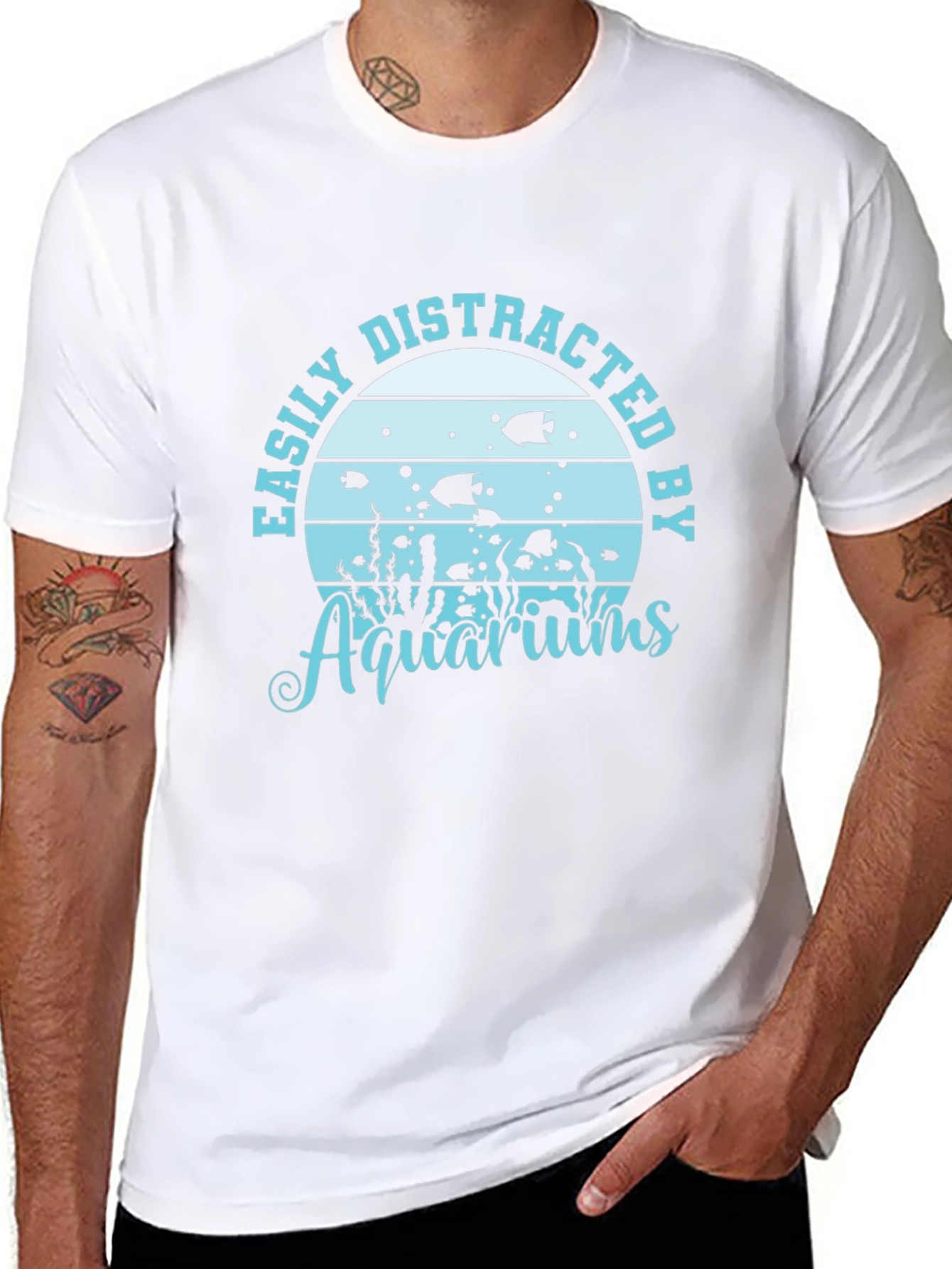 Easily Distracted by Aquariums T-Shirt