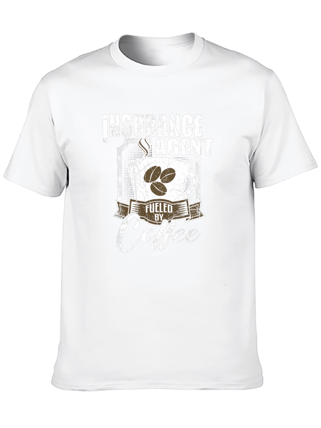 Insurance Agent Fuelled By Coffee Graphic Tee