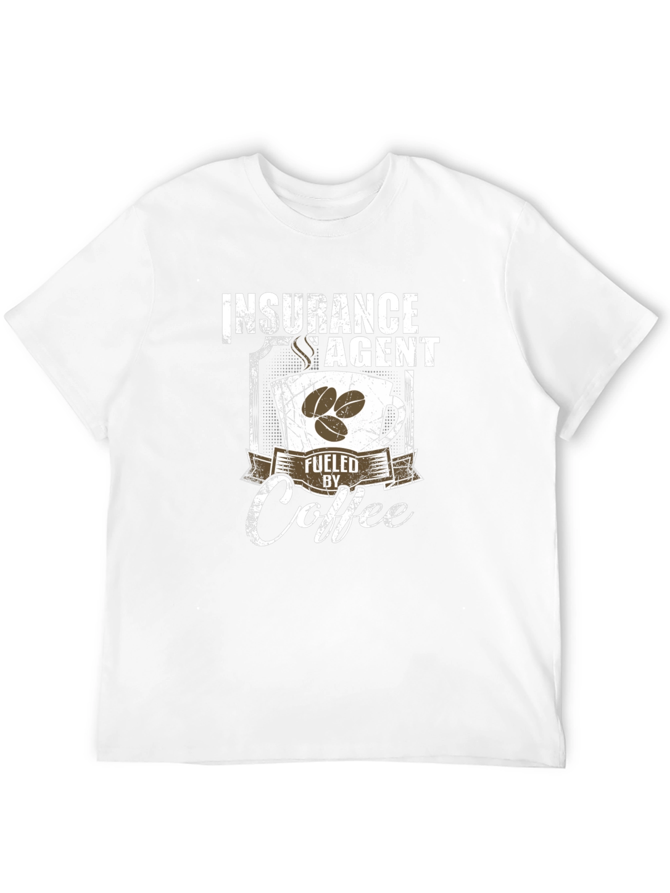 Insurance Agent Fuelled By Coffee Graphic Tee