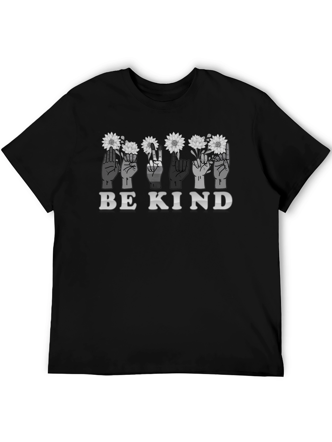 Be Kind Sign Language Graphic T-Shirt