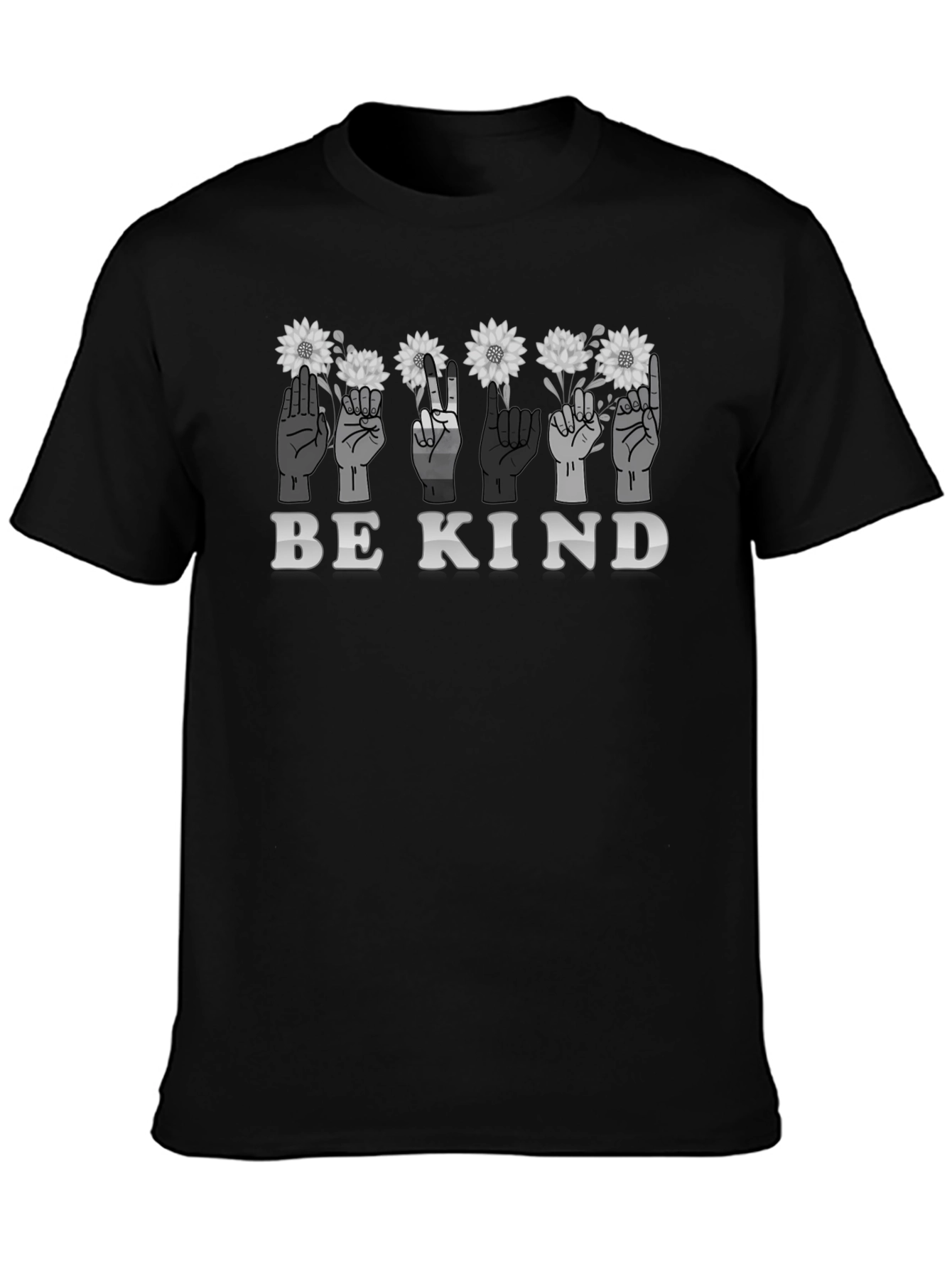 Be Kind Sign Language Graphic T-Shirt