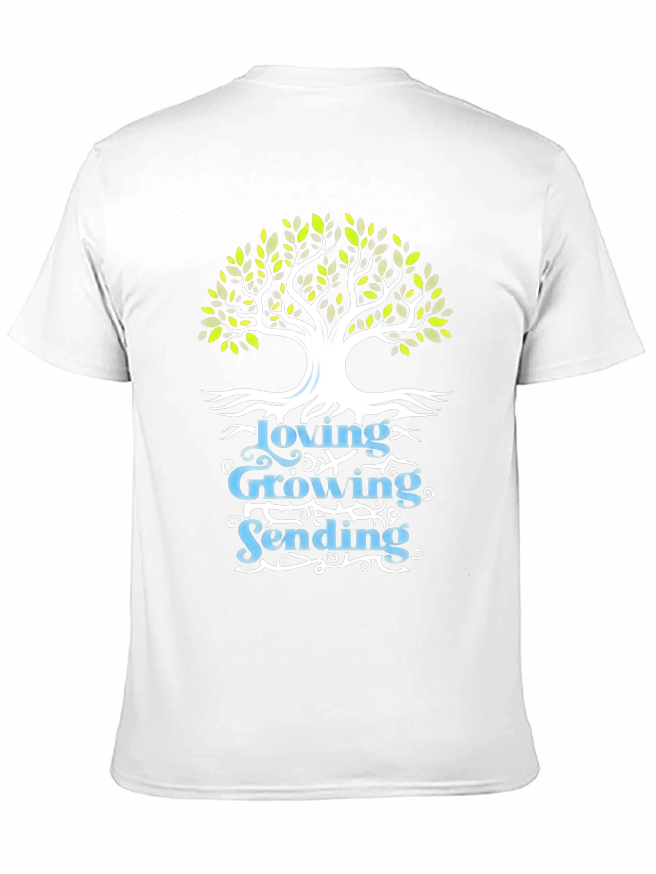 Loving Growing Sending Tree Graphic Tee