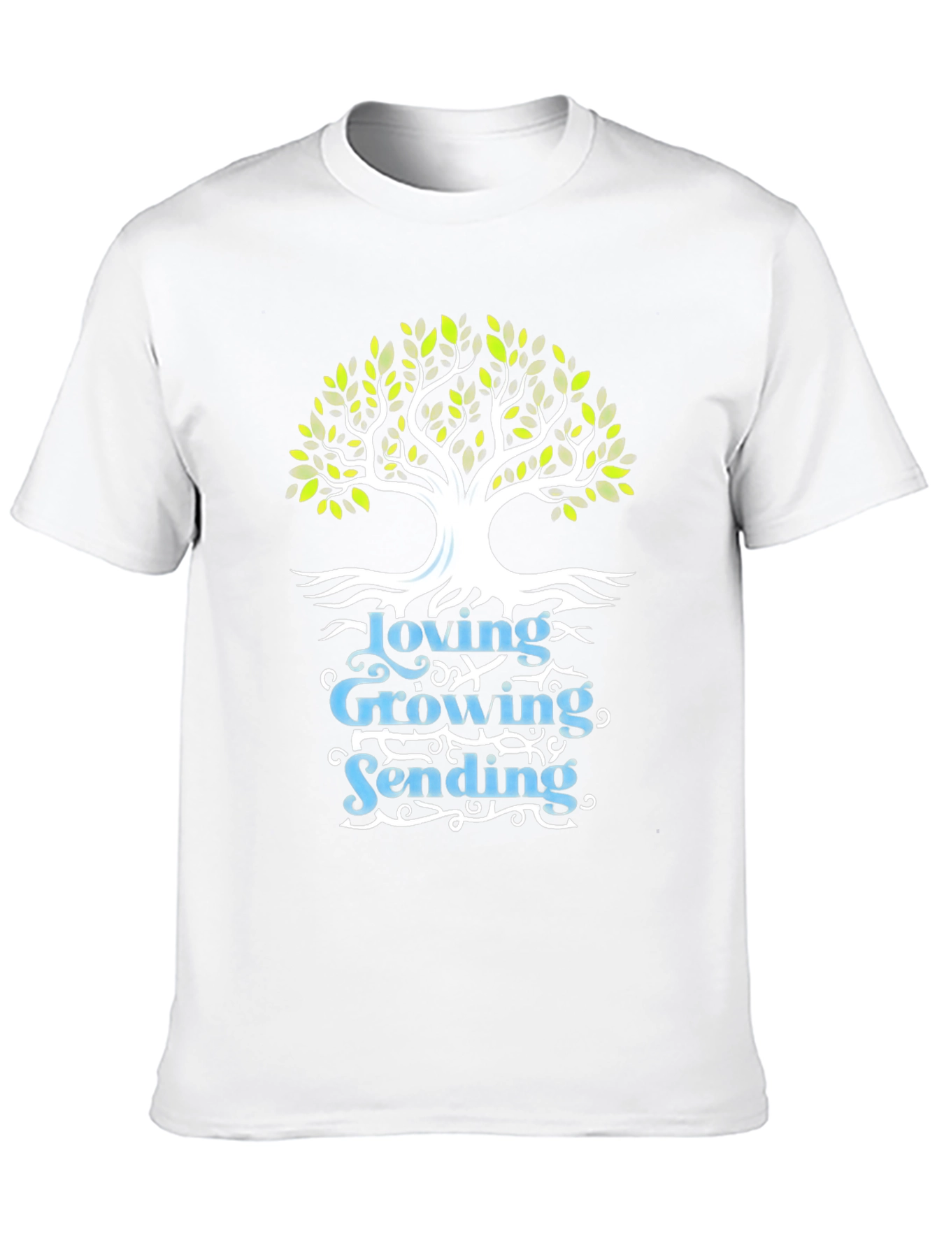 Loving Growing Sending Tree Graphic Tee