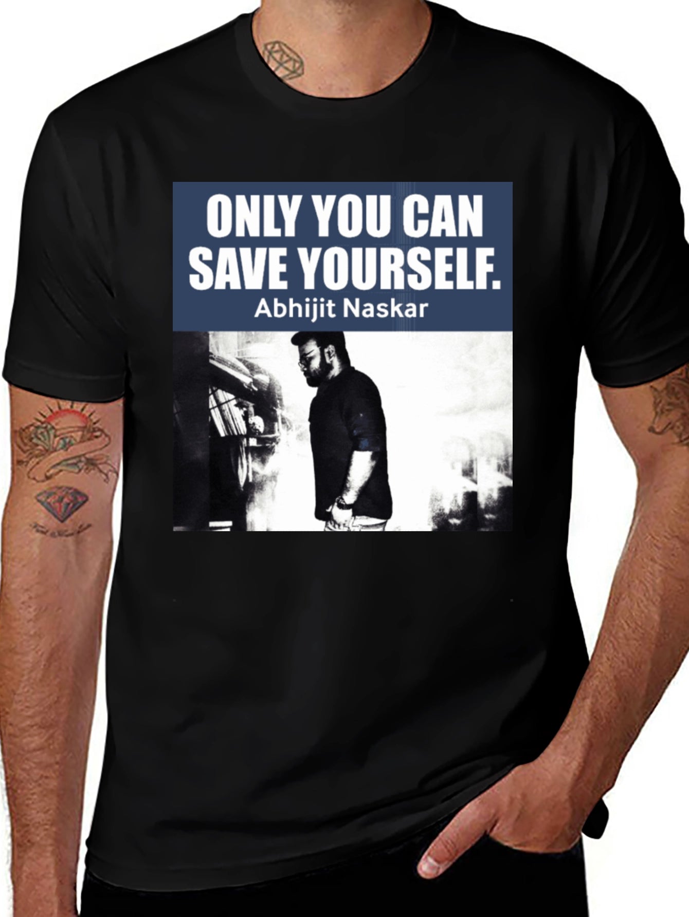 Abhijit Naskar Graphic Print T-Shirt