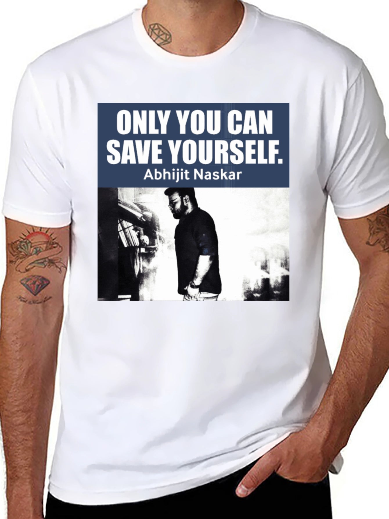 Abhijit Naskar Graphic Print T-Shirt