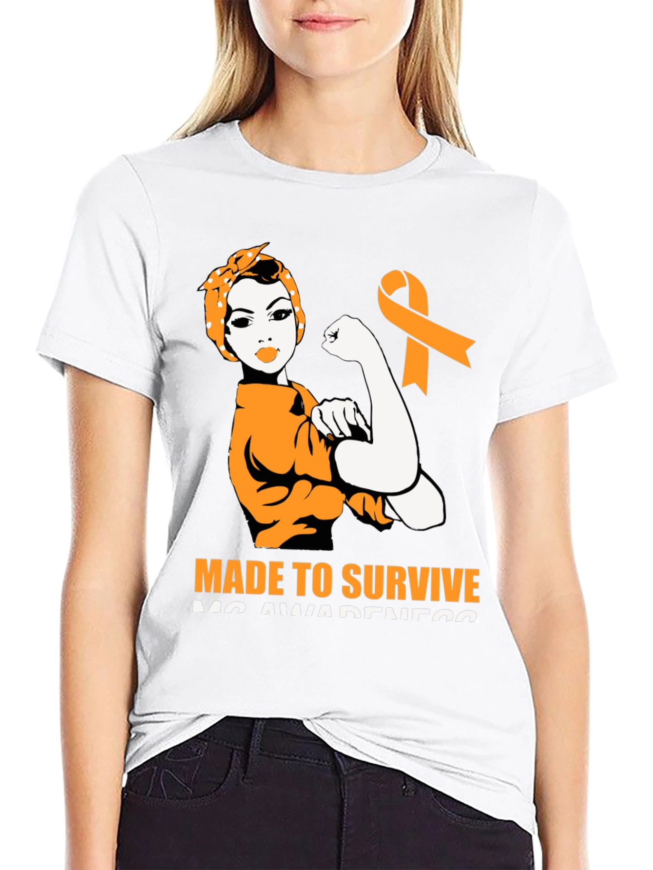 MS Awareness Made to Survive T-Shirt