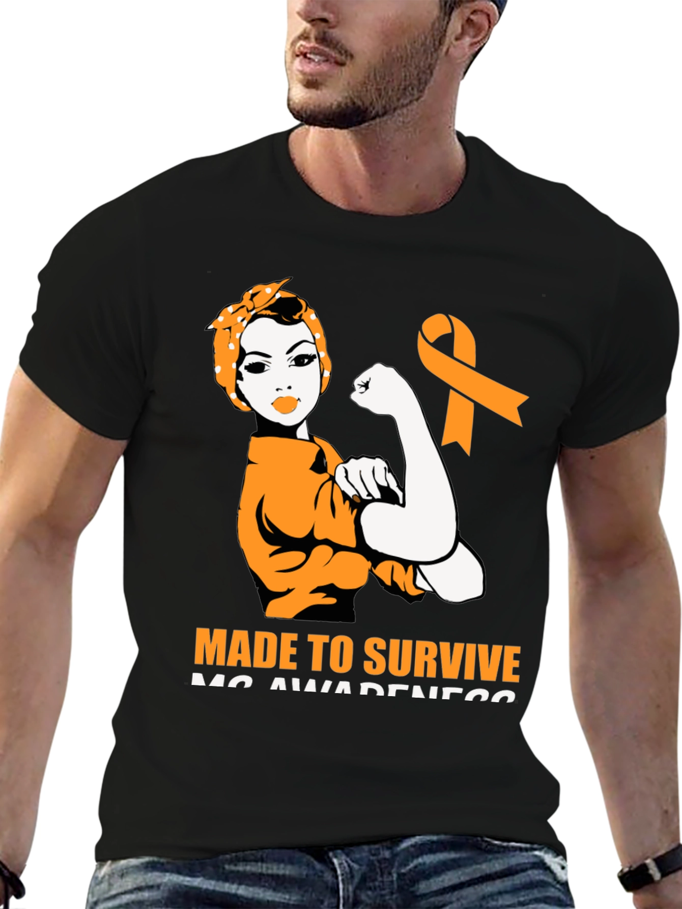 MS Awareness Made to Survive T-Shirt