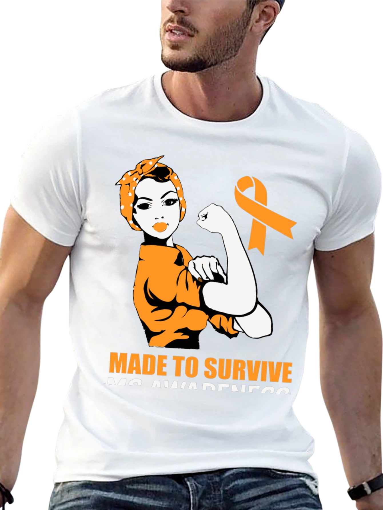MS Awareness Made to Survive T-Shirt