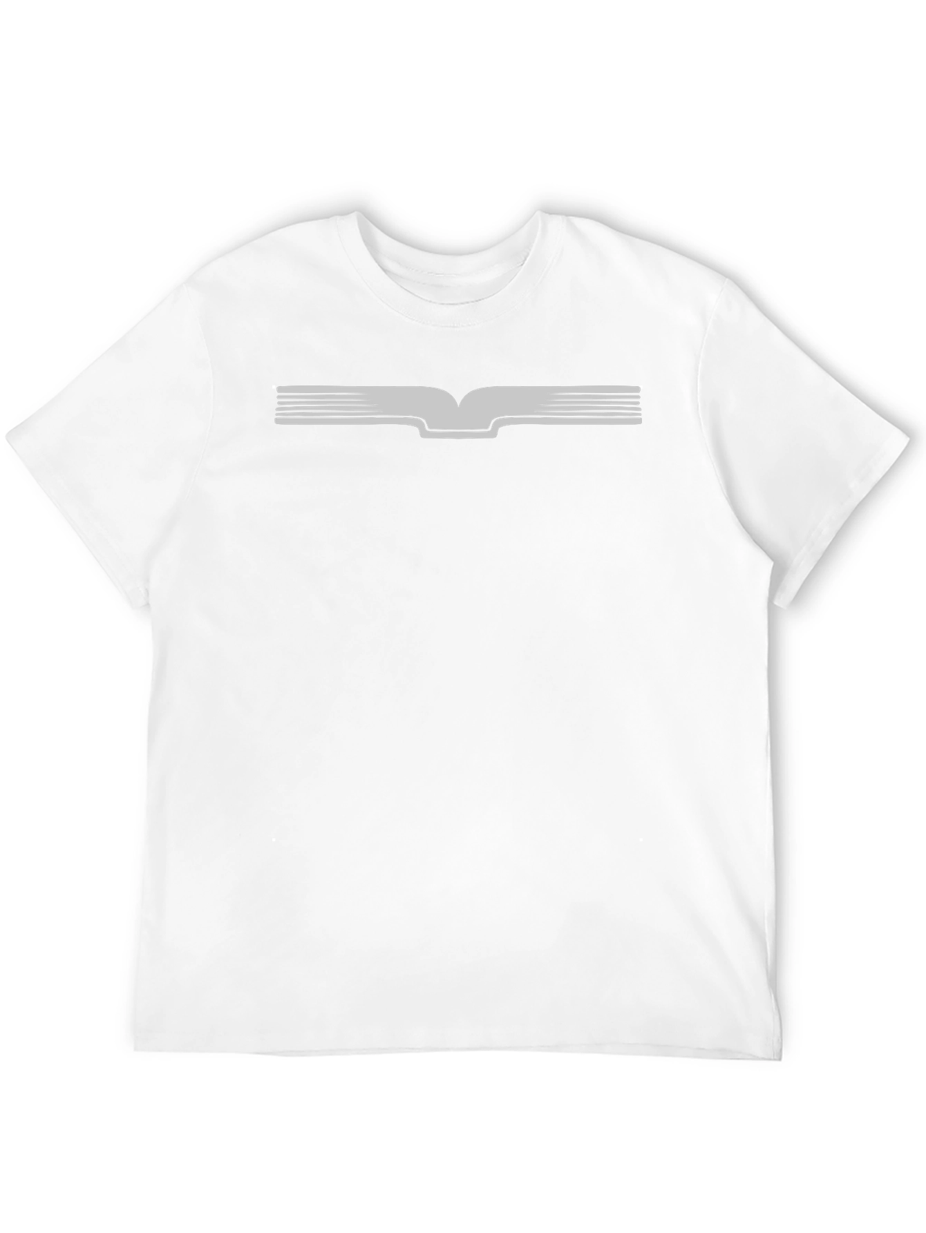 Modern Black T-Shirt with Minimalist Graphic Design