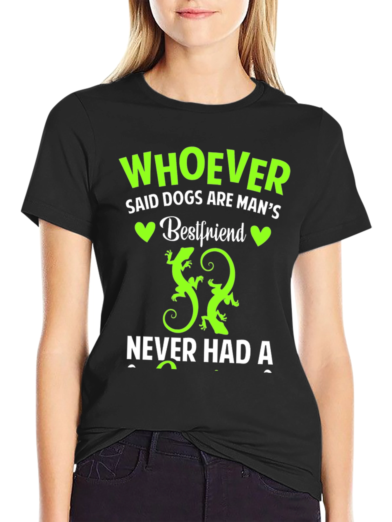 Whoever Said Dogs T-Shirt - Lizard Lover Tee
