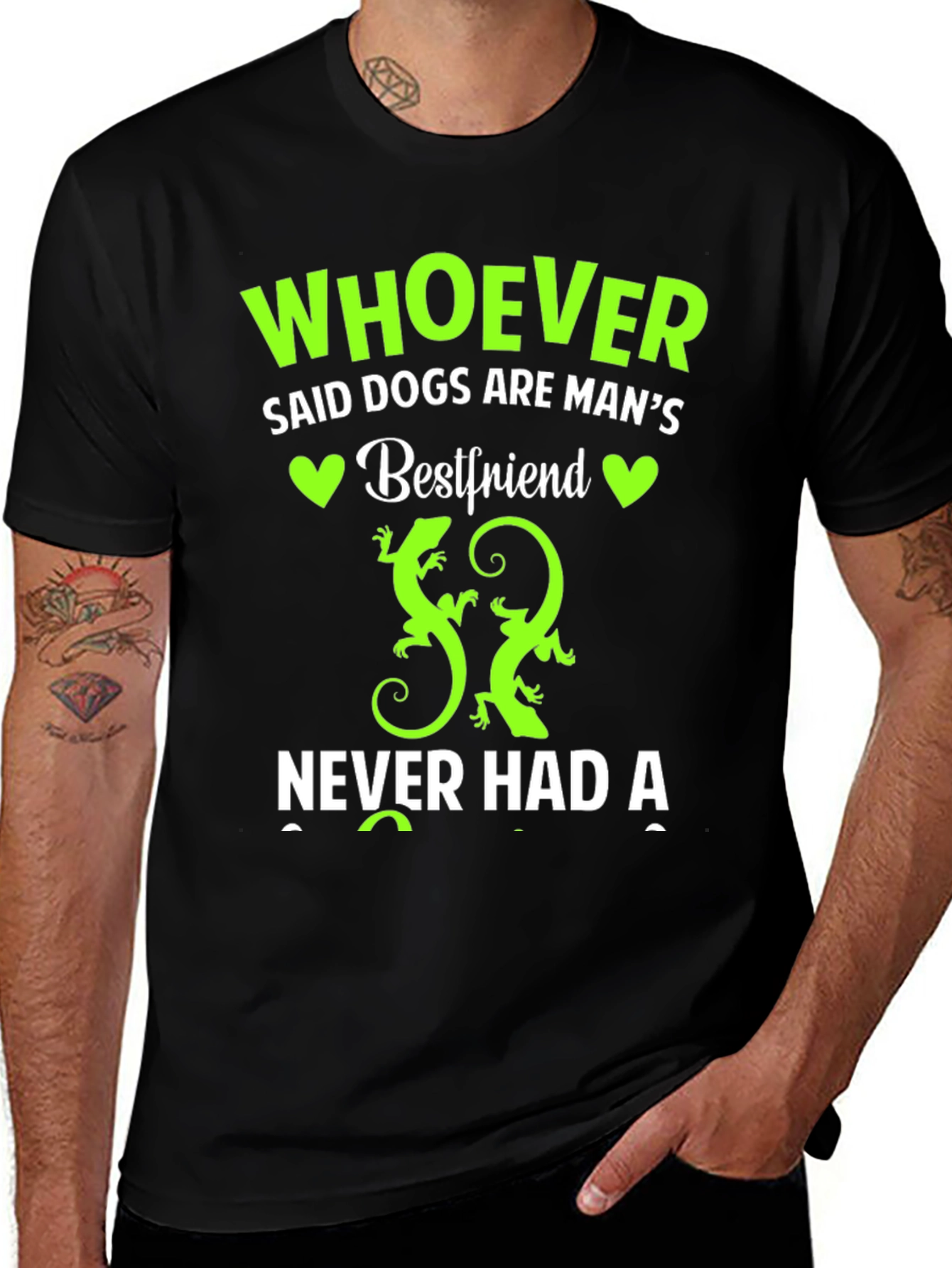 Whoever Said Dogs T-Shirt - Lizard Lover Tee