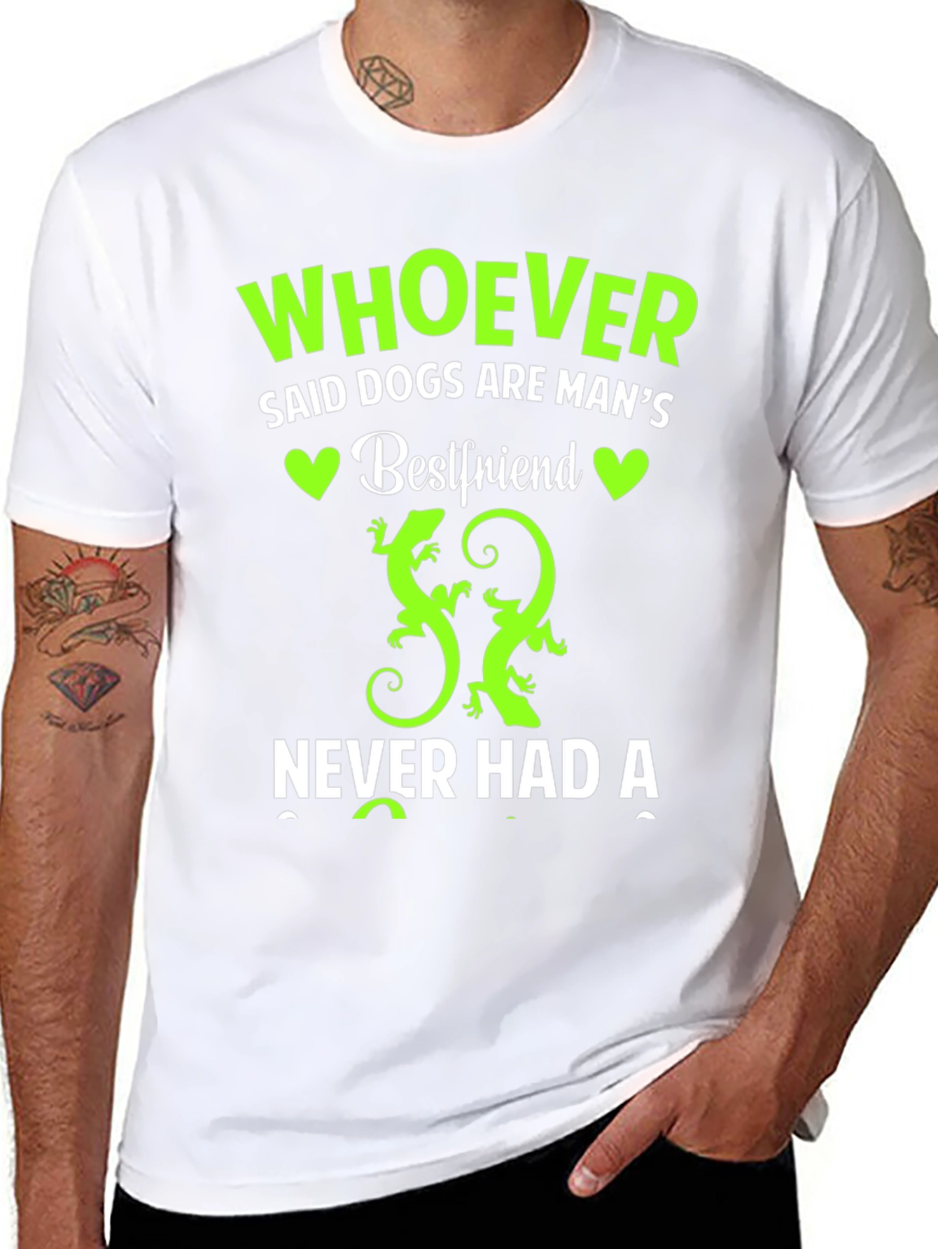 Whoever Said Dogs T-Shirt - Lizard Lover Tee