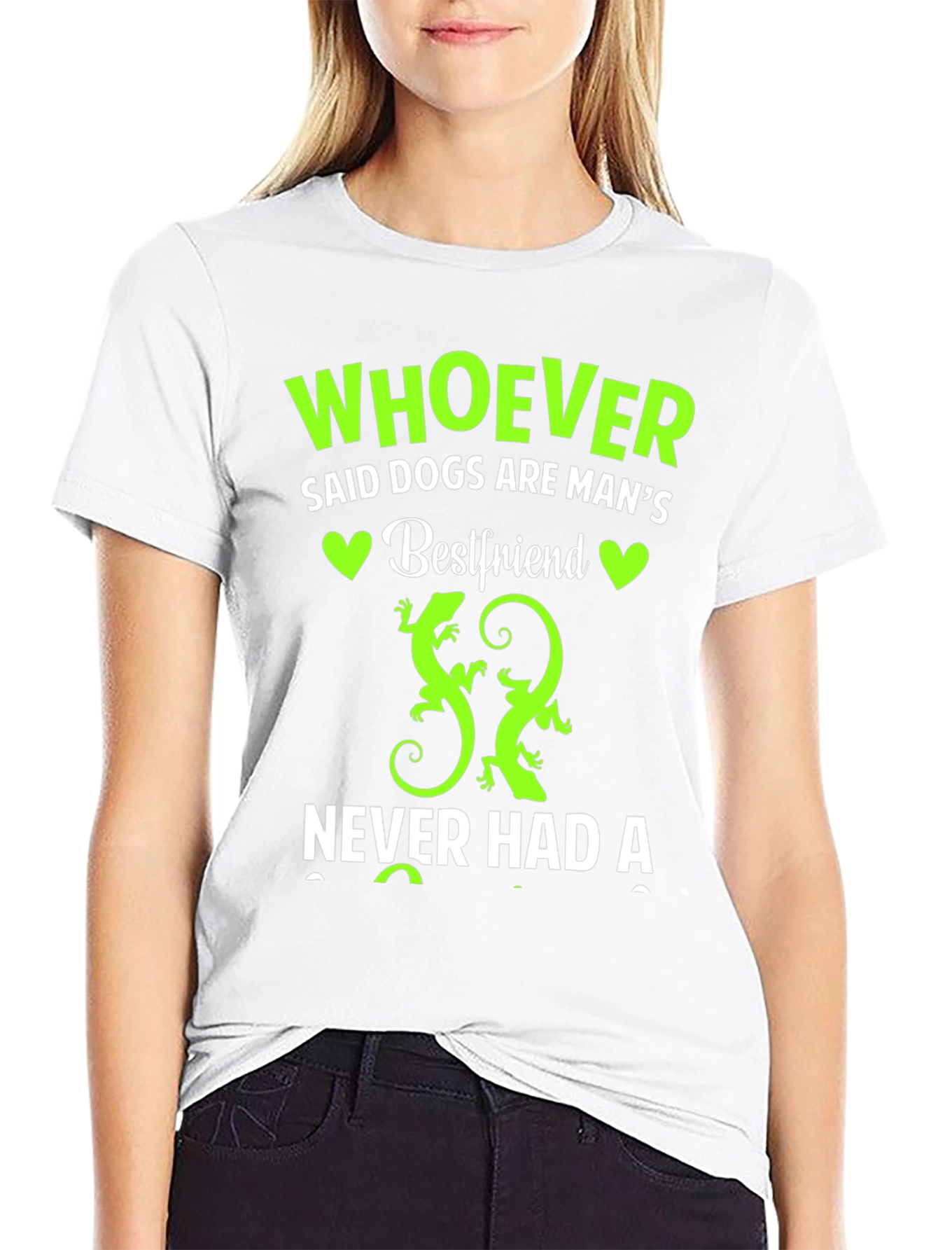 Whoever Said Dogs T-Shirt - Lizard Lover Tee