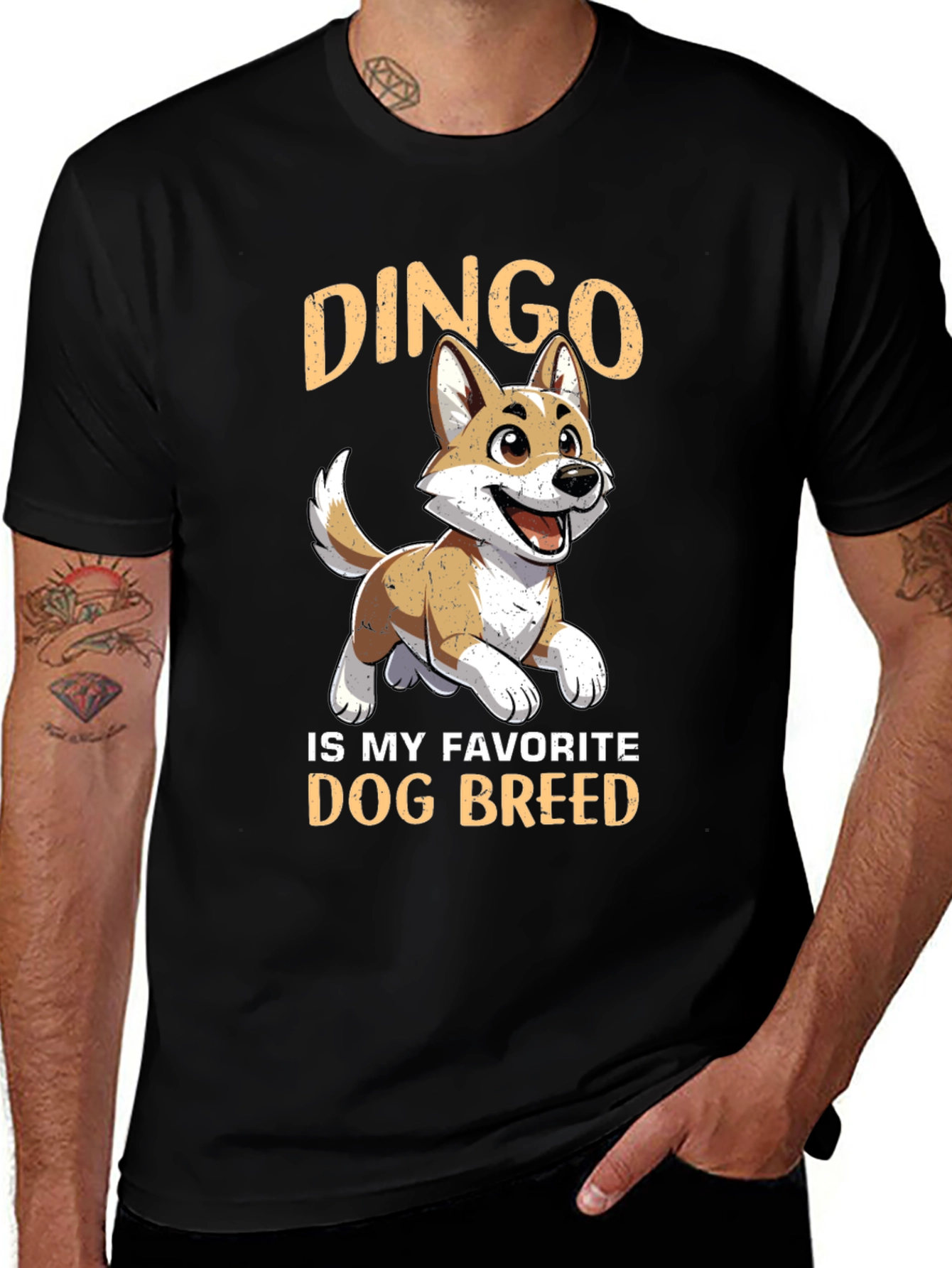 Dingo Dog Breed Graphic Tee