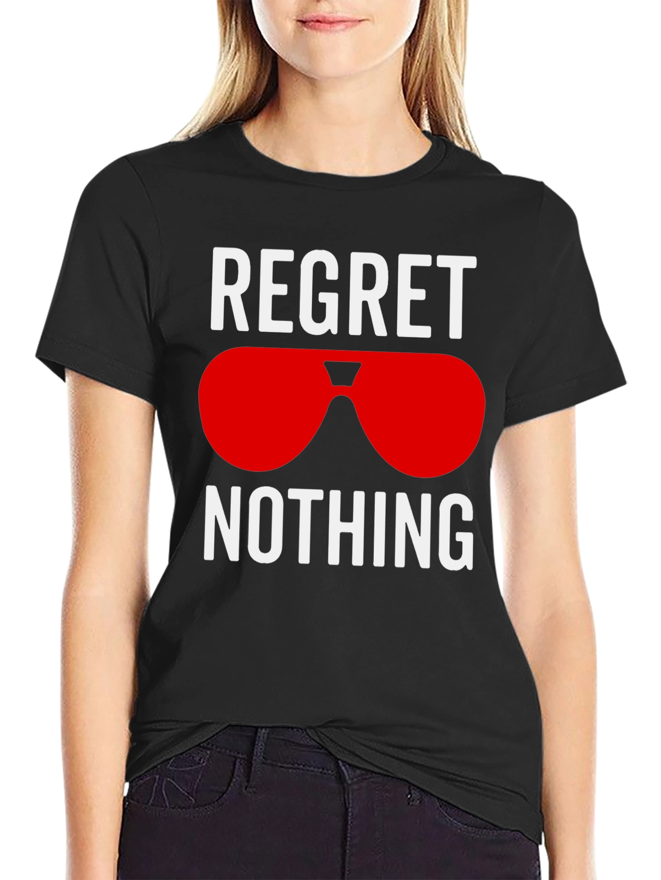 Regret Nothing Graphic T-Shirt - Stylish Casual Tee