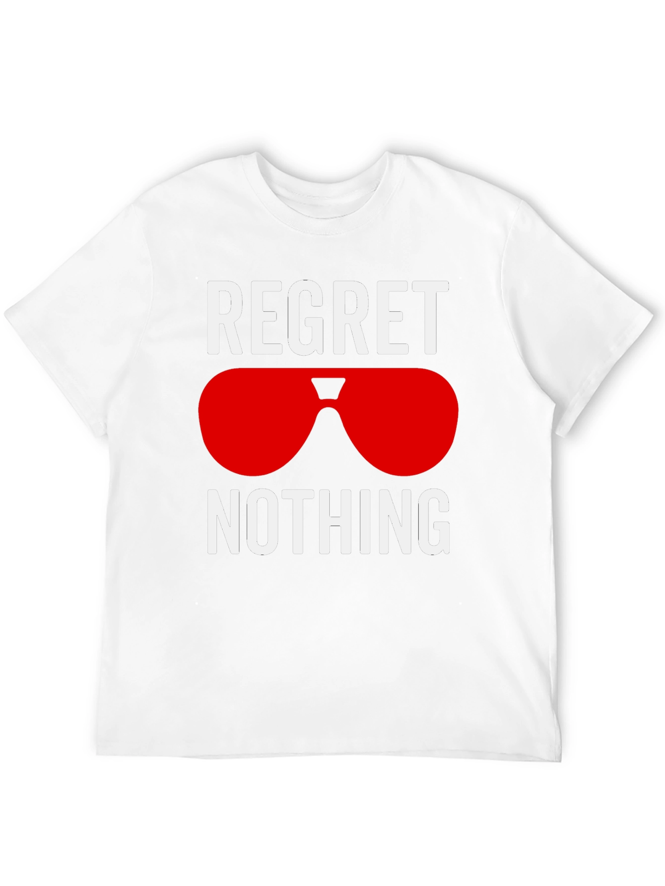 Regret Nothing Graphic T-Shirt - Stylish Casual Tee