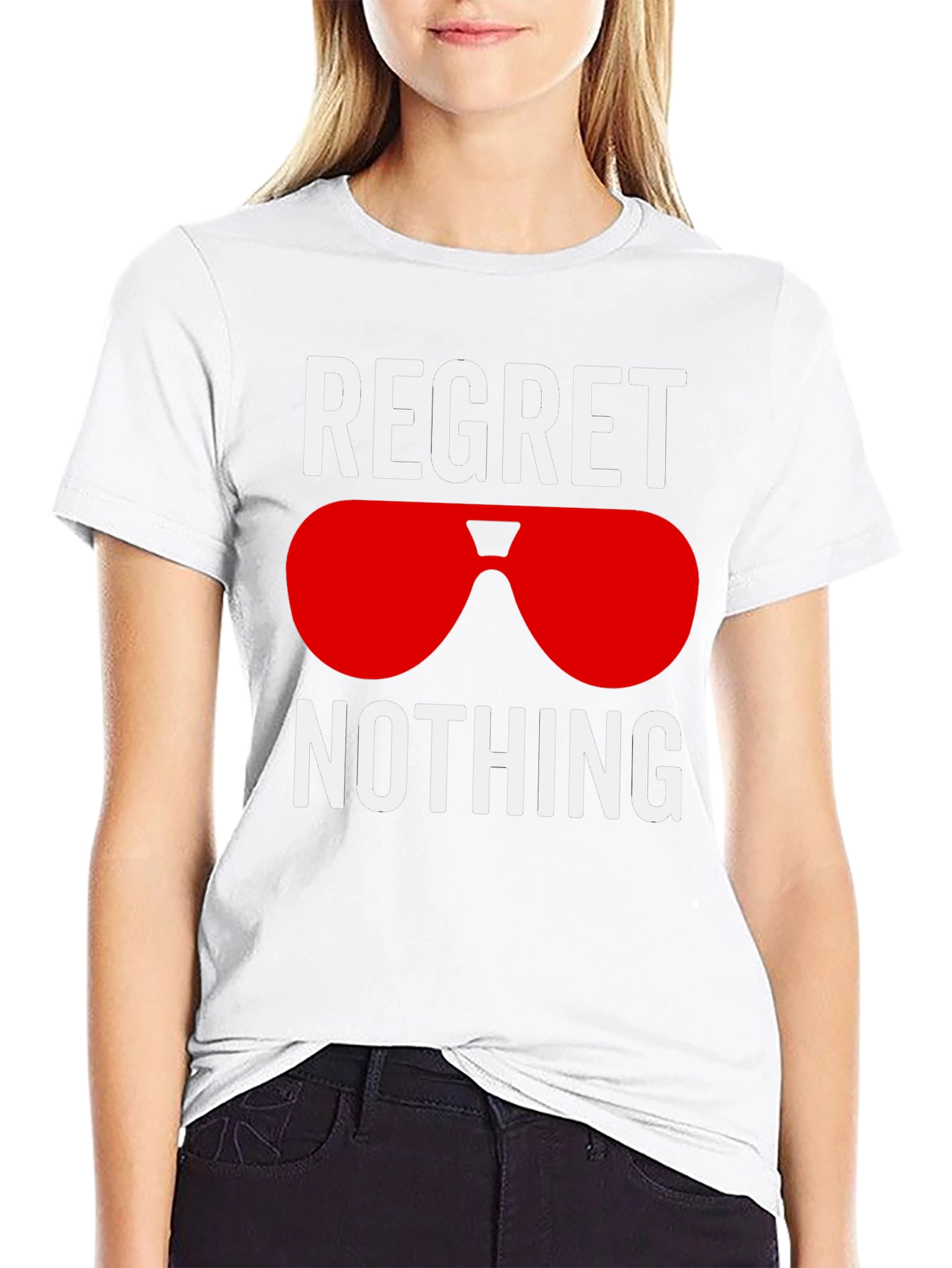 Regret Nothing Graphic T-Shirt - Stylish Casual Tee