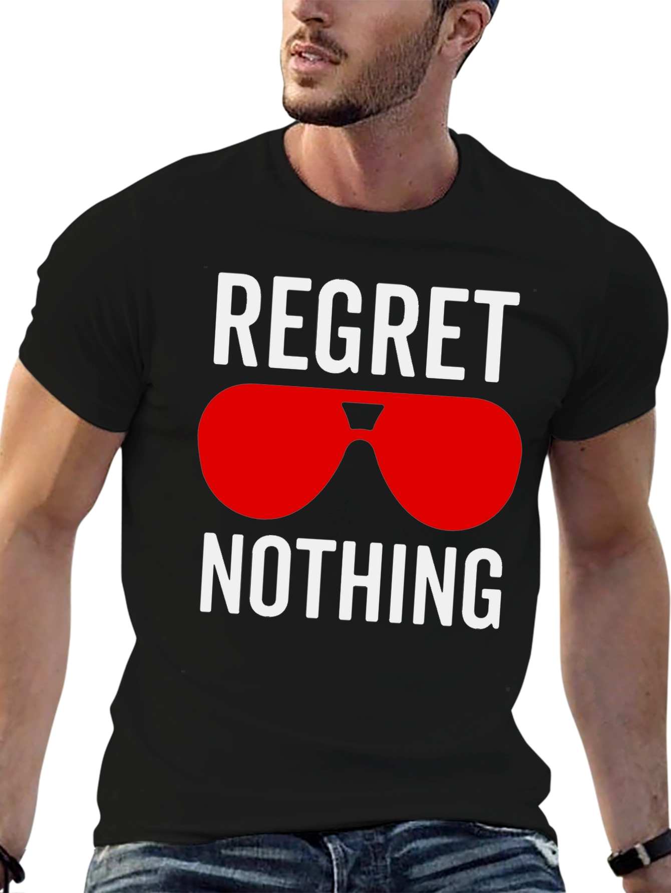 Regret Nothing Graphic T-Shirt - Stylish Casual Tee
