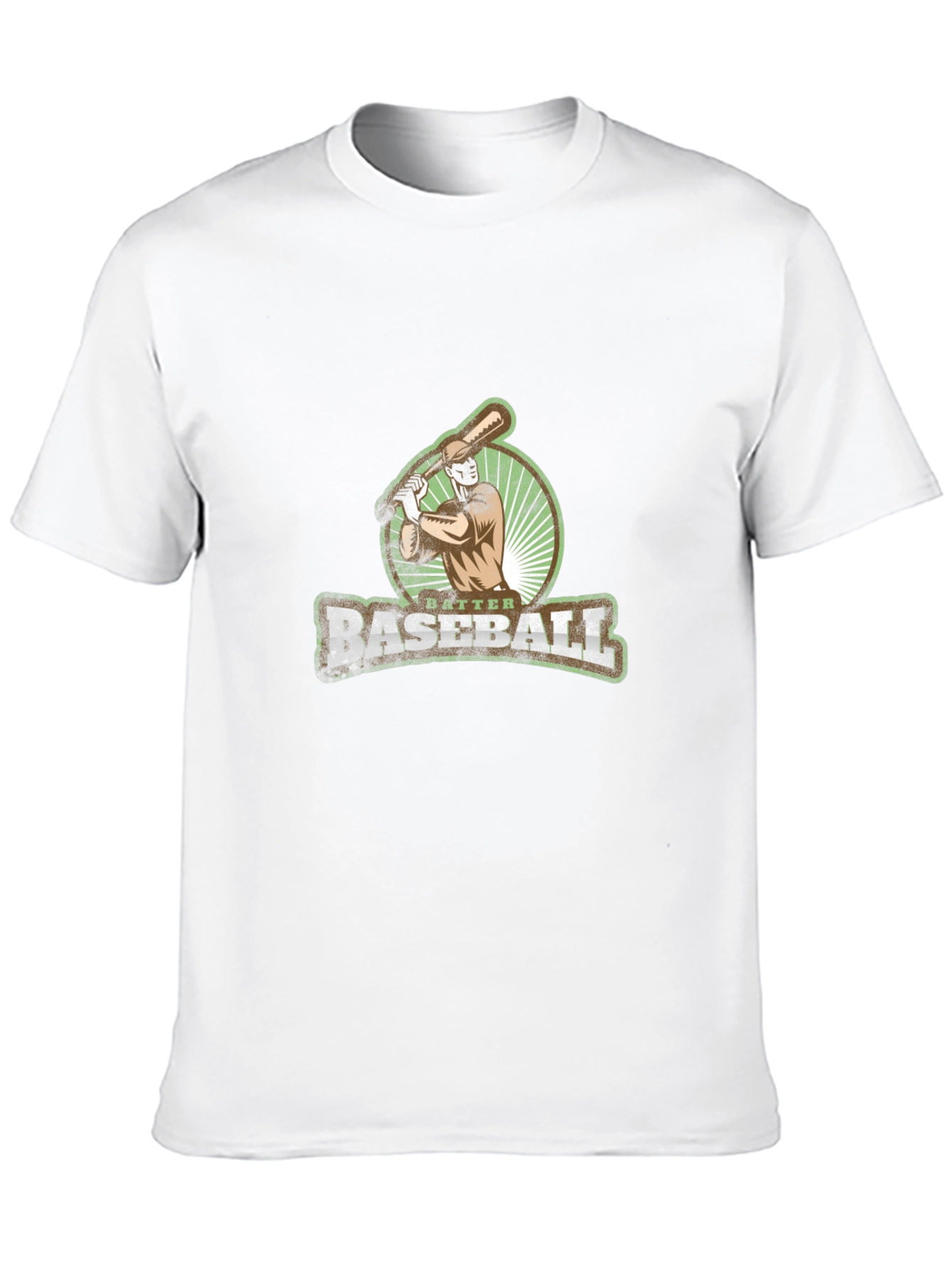 Batter Up Baseball Graphic Tee - Classic Black