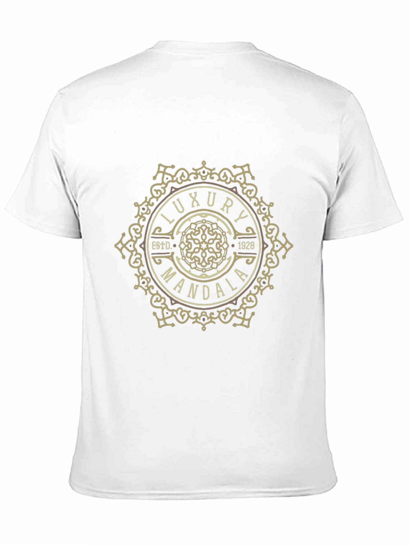 Luxury Mandala Graphic Tee - Black