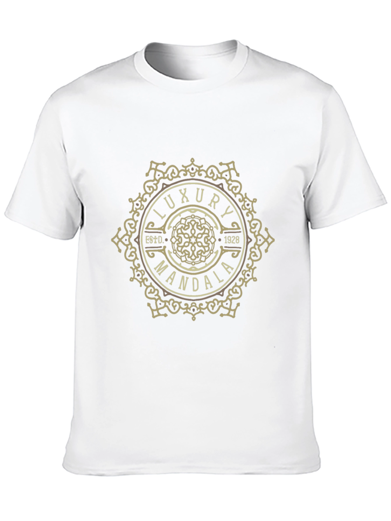 Luxury Mandala Graphic Tee - Black