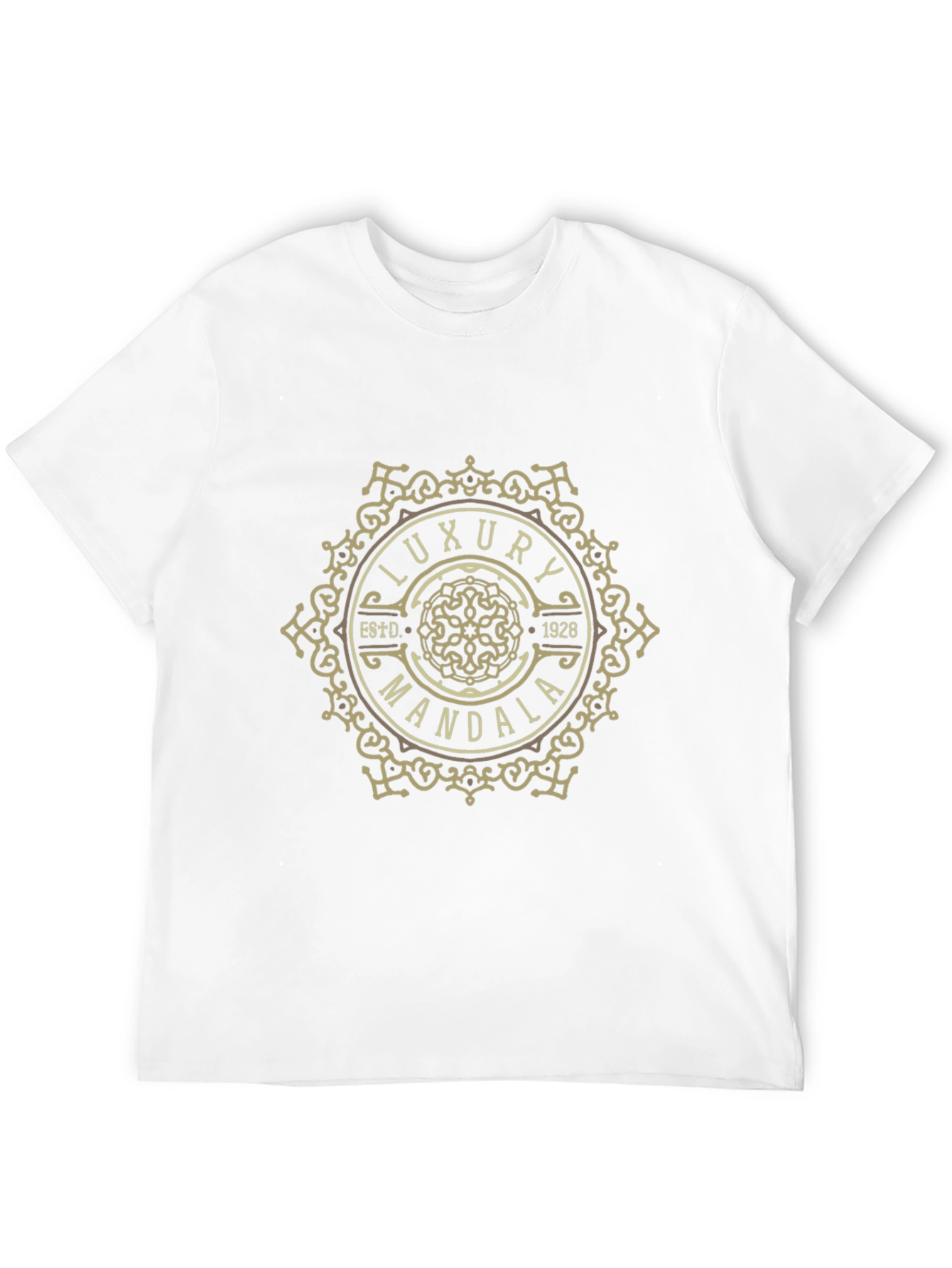 Luxury Mandala Graphic Tee - Black