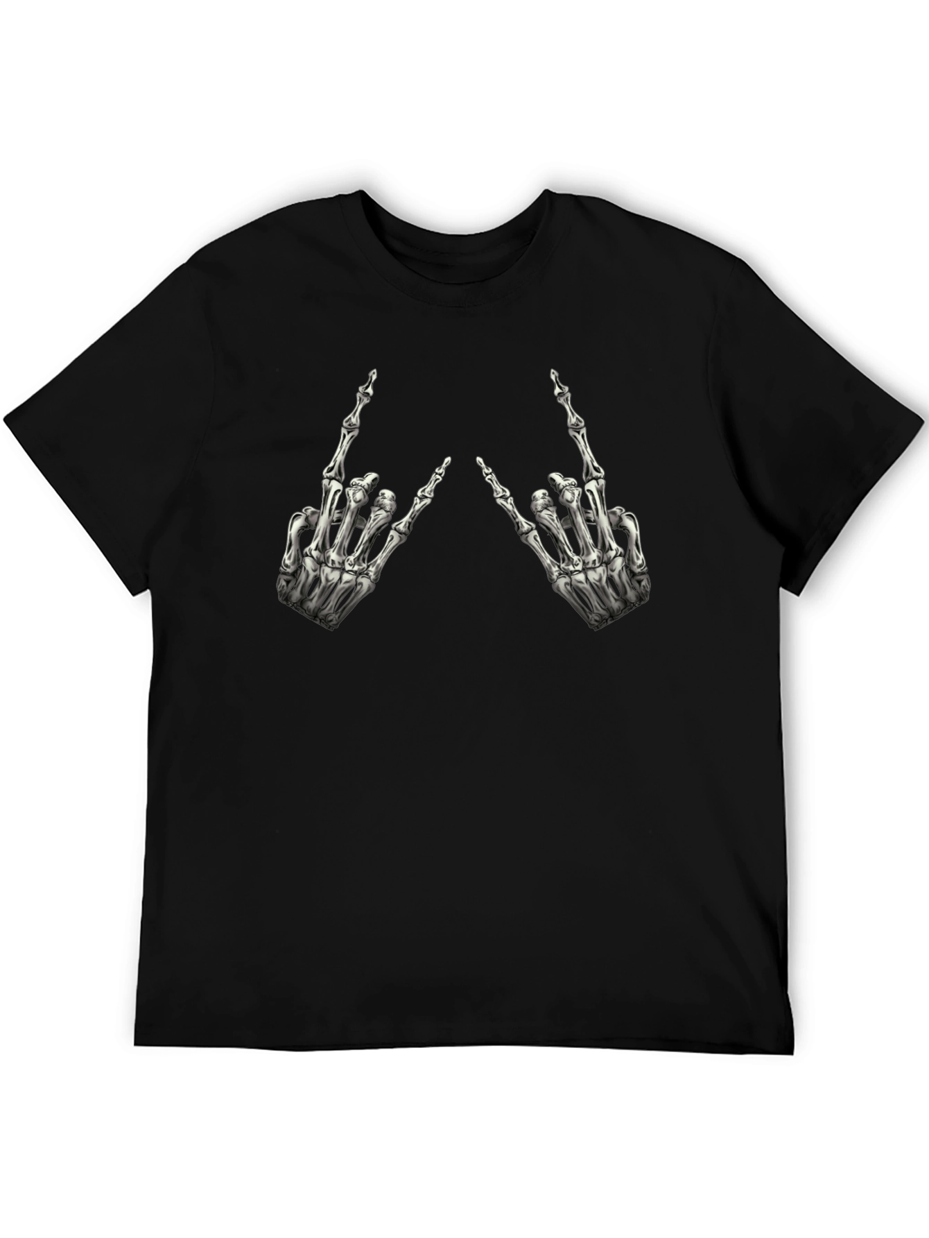 Rock On Skeleton Hand Graphic Tee