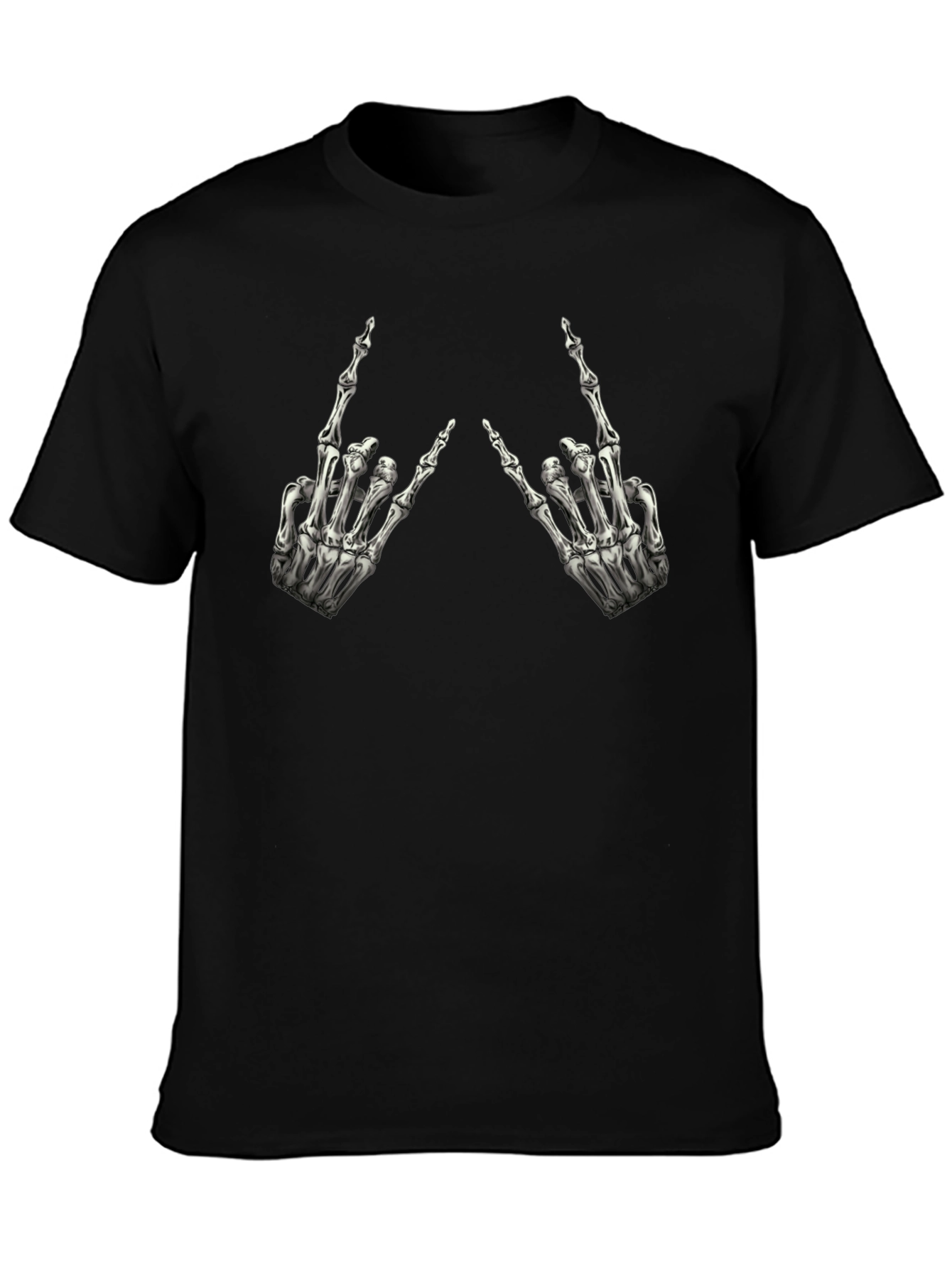 Rock On Skeleton Hand Graphic Tee