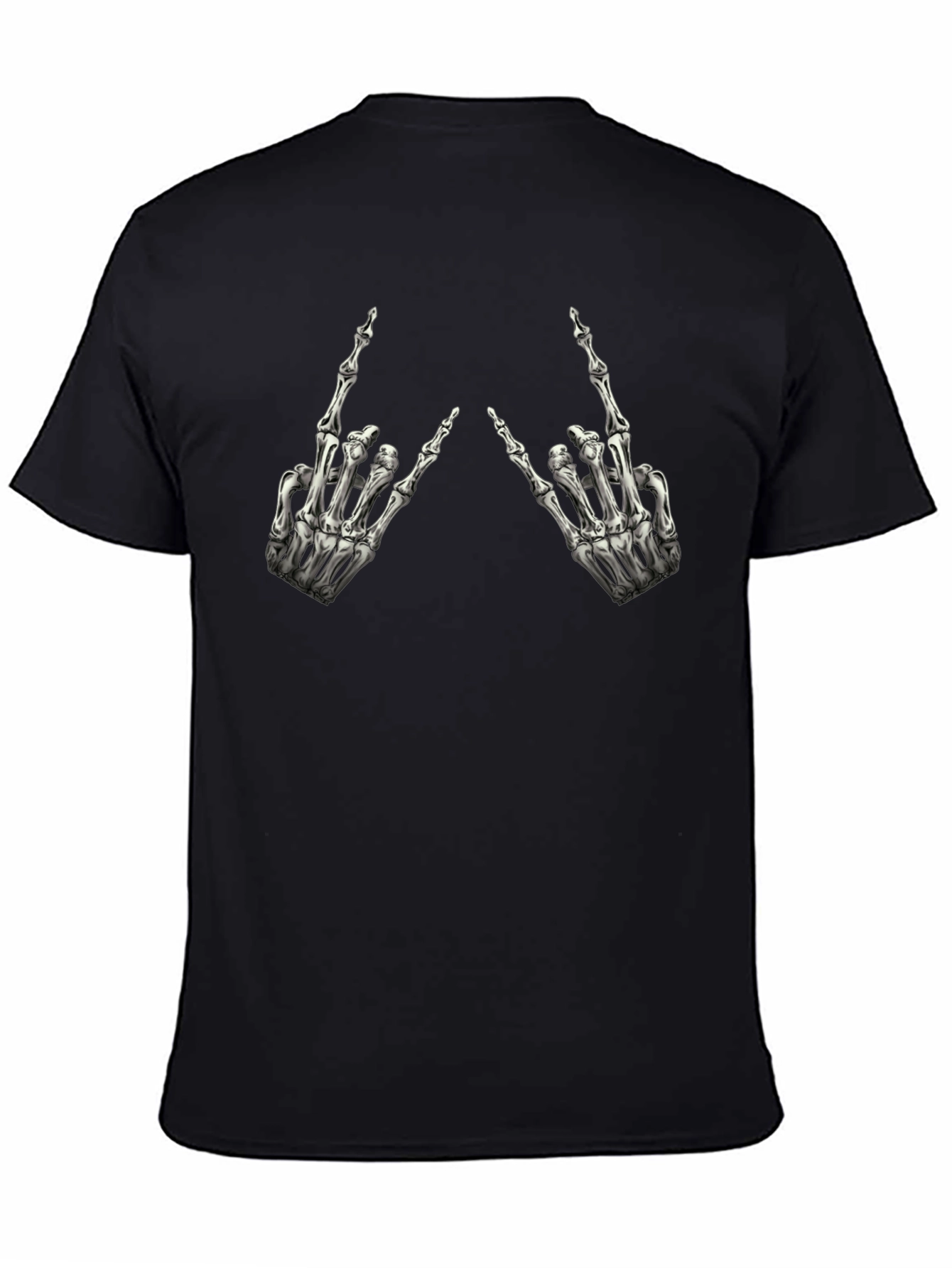 Rock On Skeleton Hand Graphic Tee