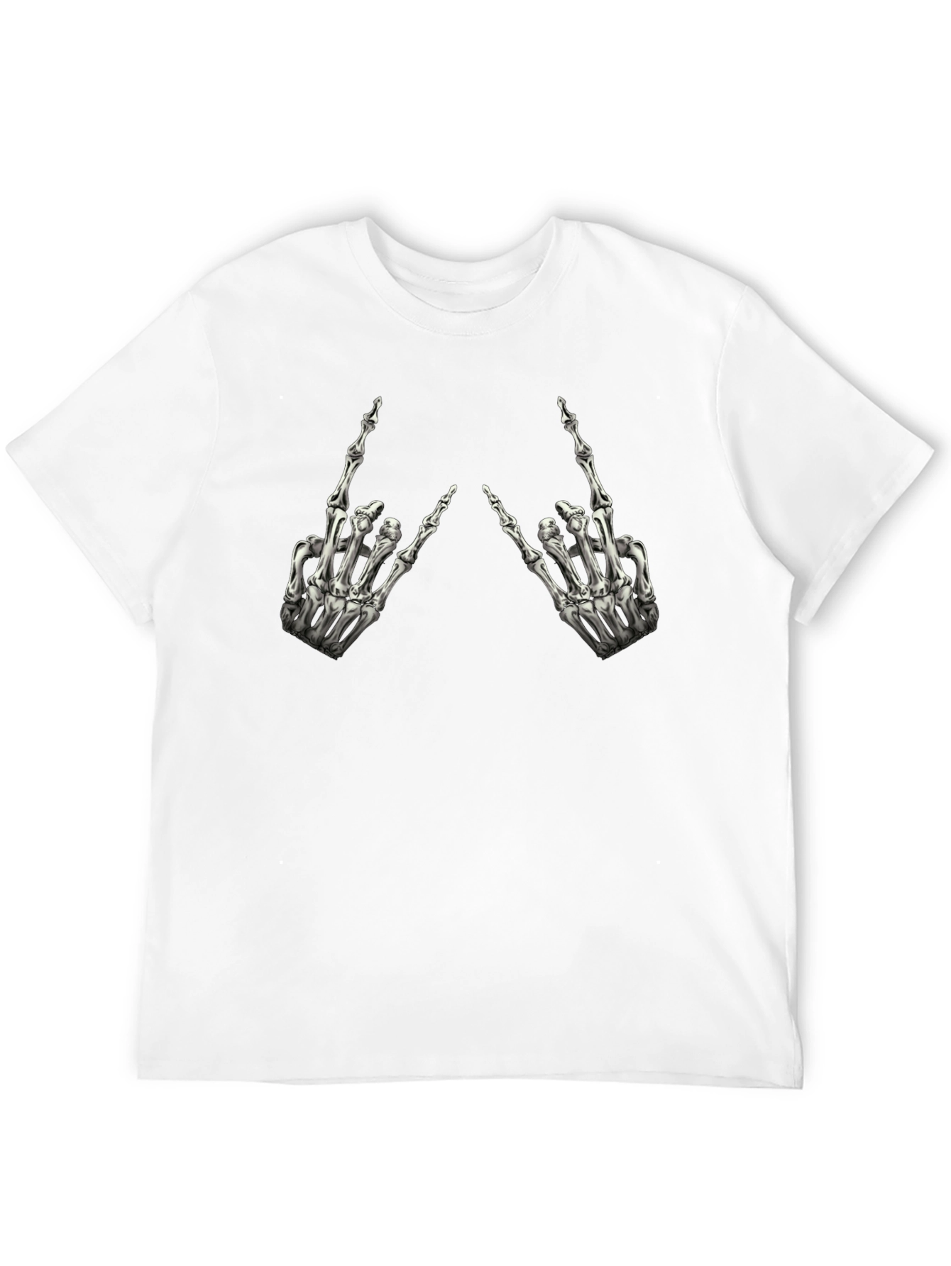 Rock On Skeleton Hand Graphic Tee