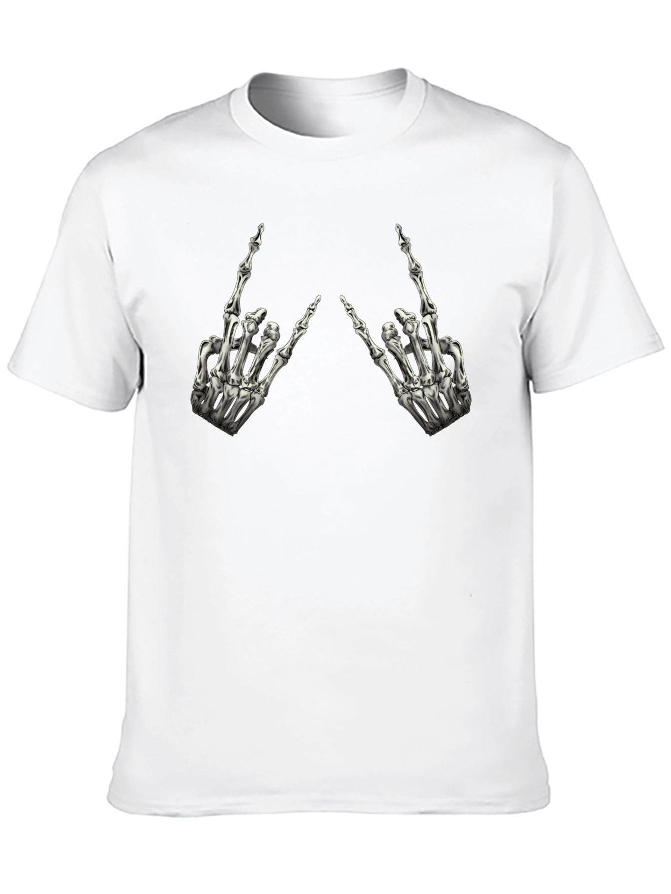 Rock On Skeleton Hand Graphic Tee