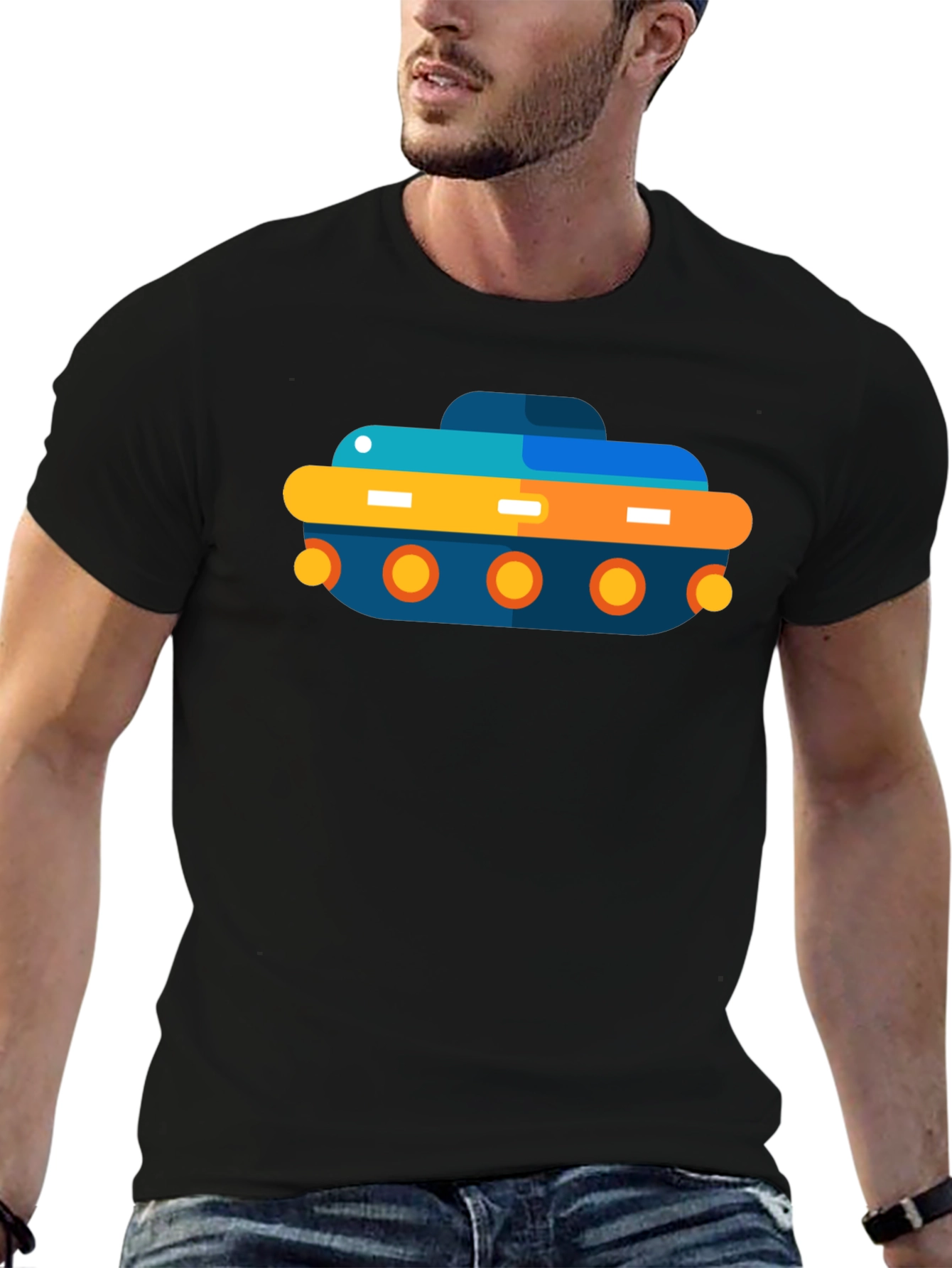 Funky Submarine Graphic T-Shirt