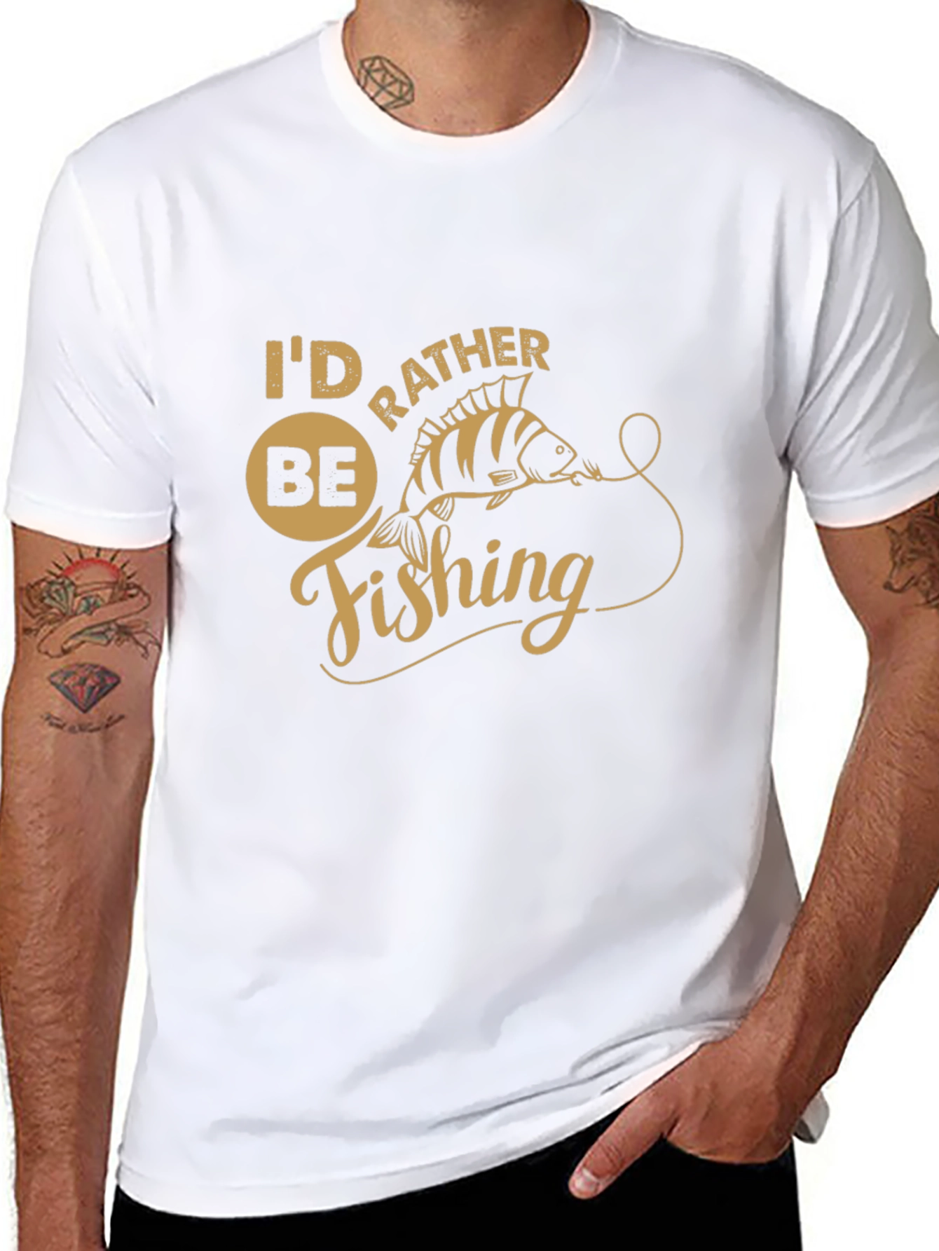 Id Rather Be Fishing T-Shirt