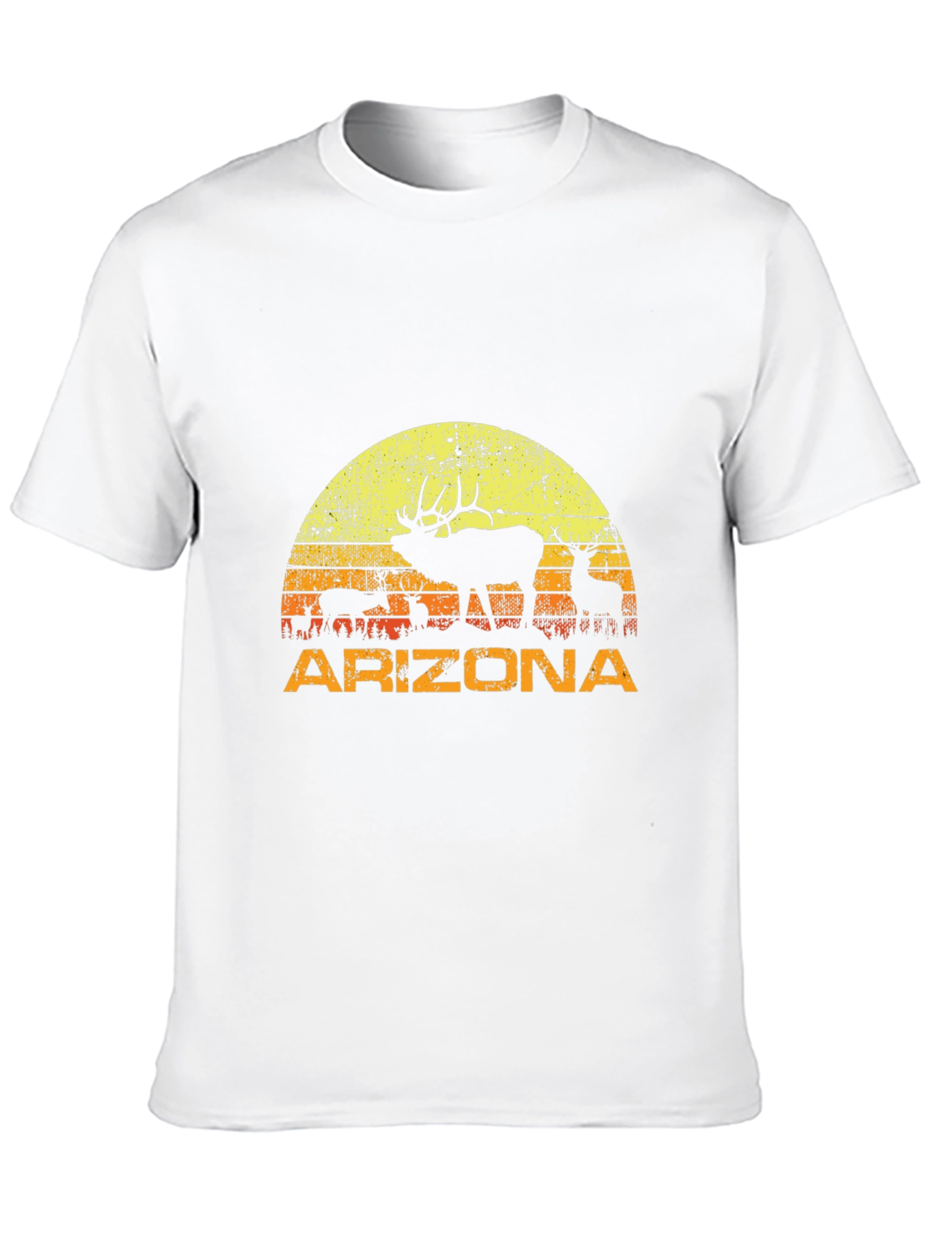 Arizona Sunset Elk Graphic Tee
