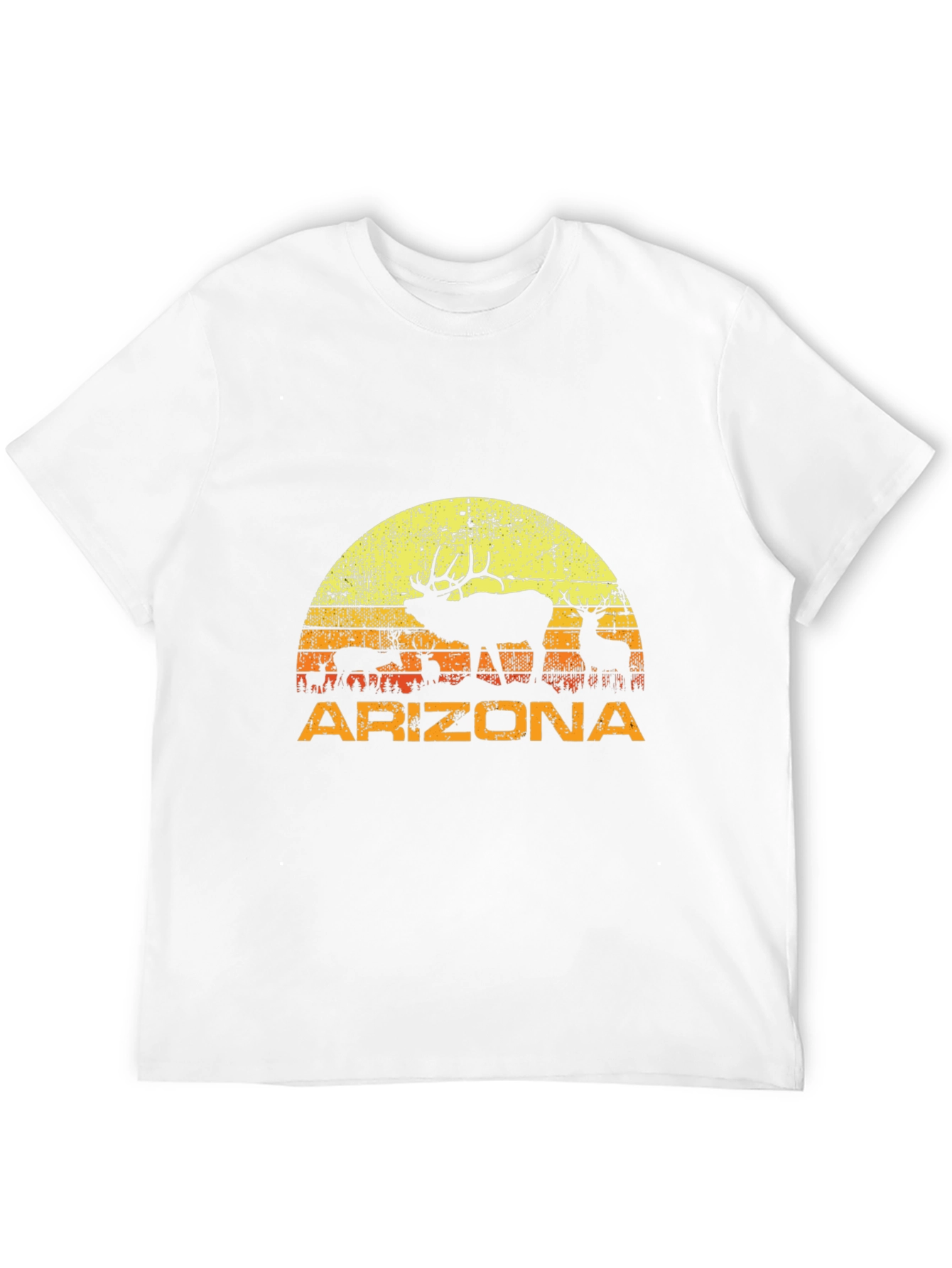Arizona Sunset Elk Graphic Tee