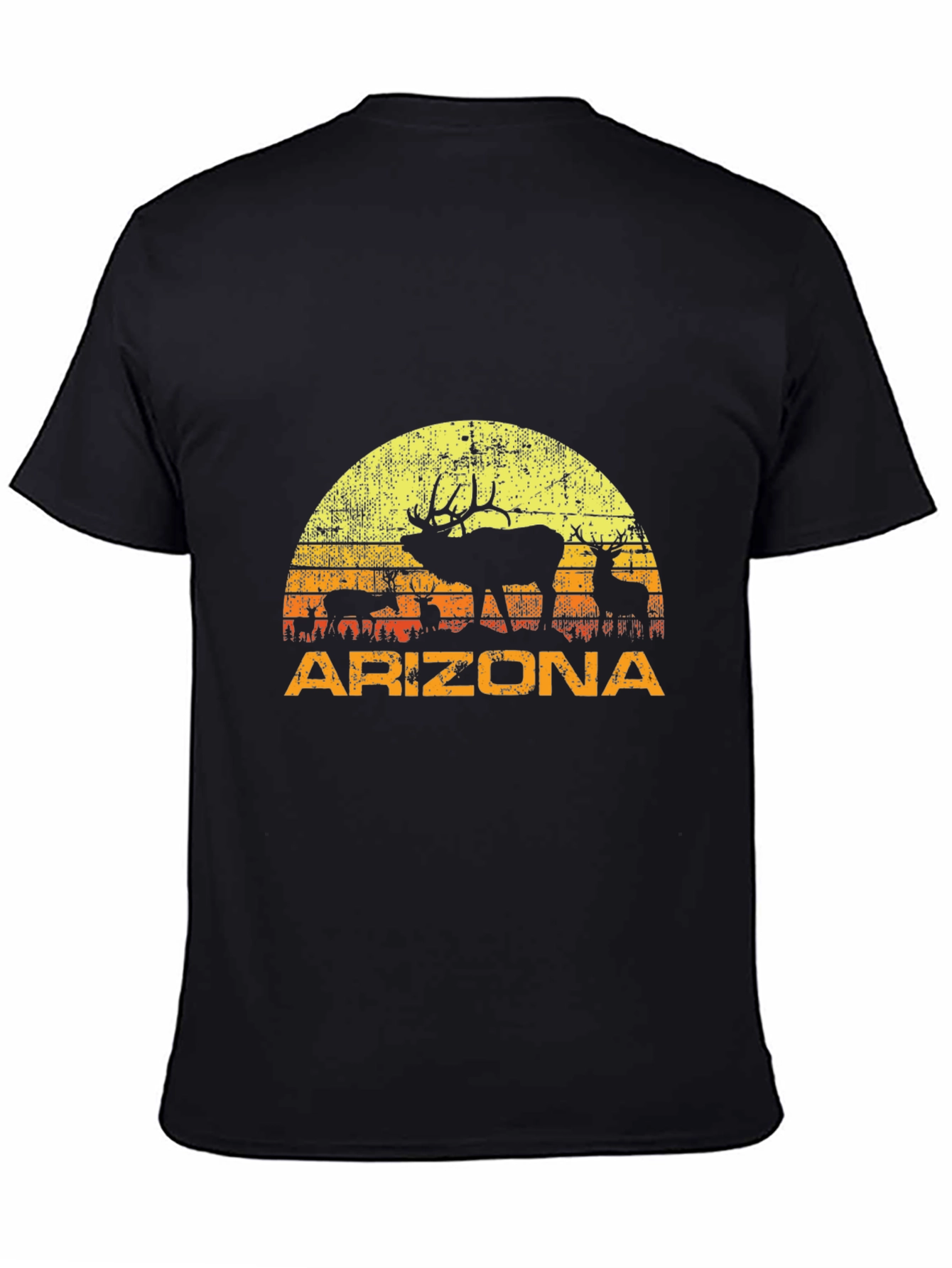 Arizona Sunset Elk Graphic Tee