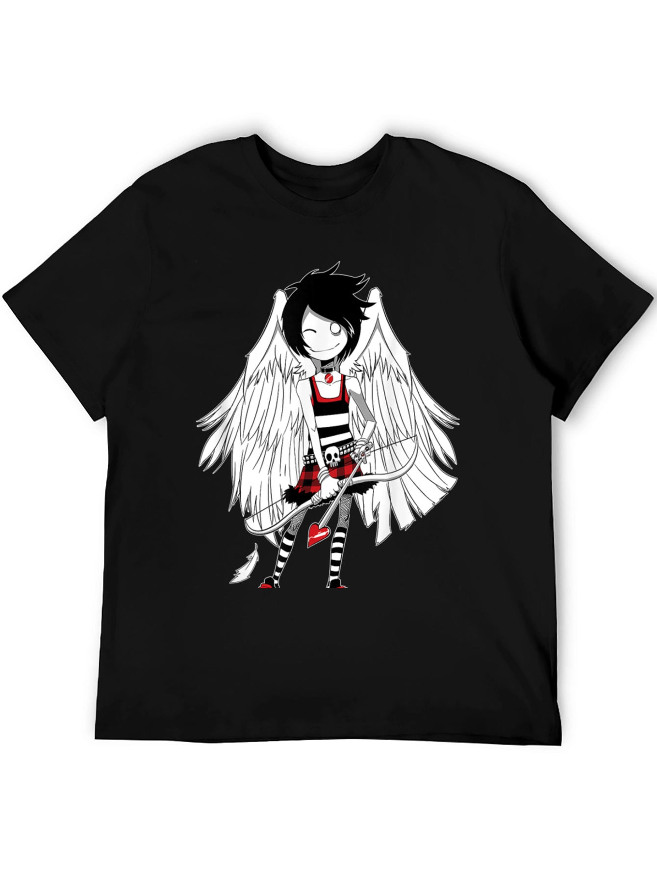 Emo Cupid T-Shirt - Unique Graphic Tee