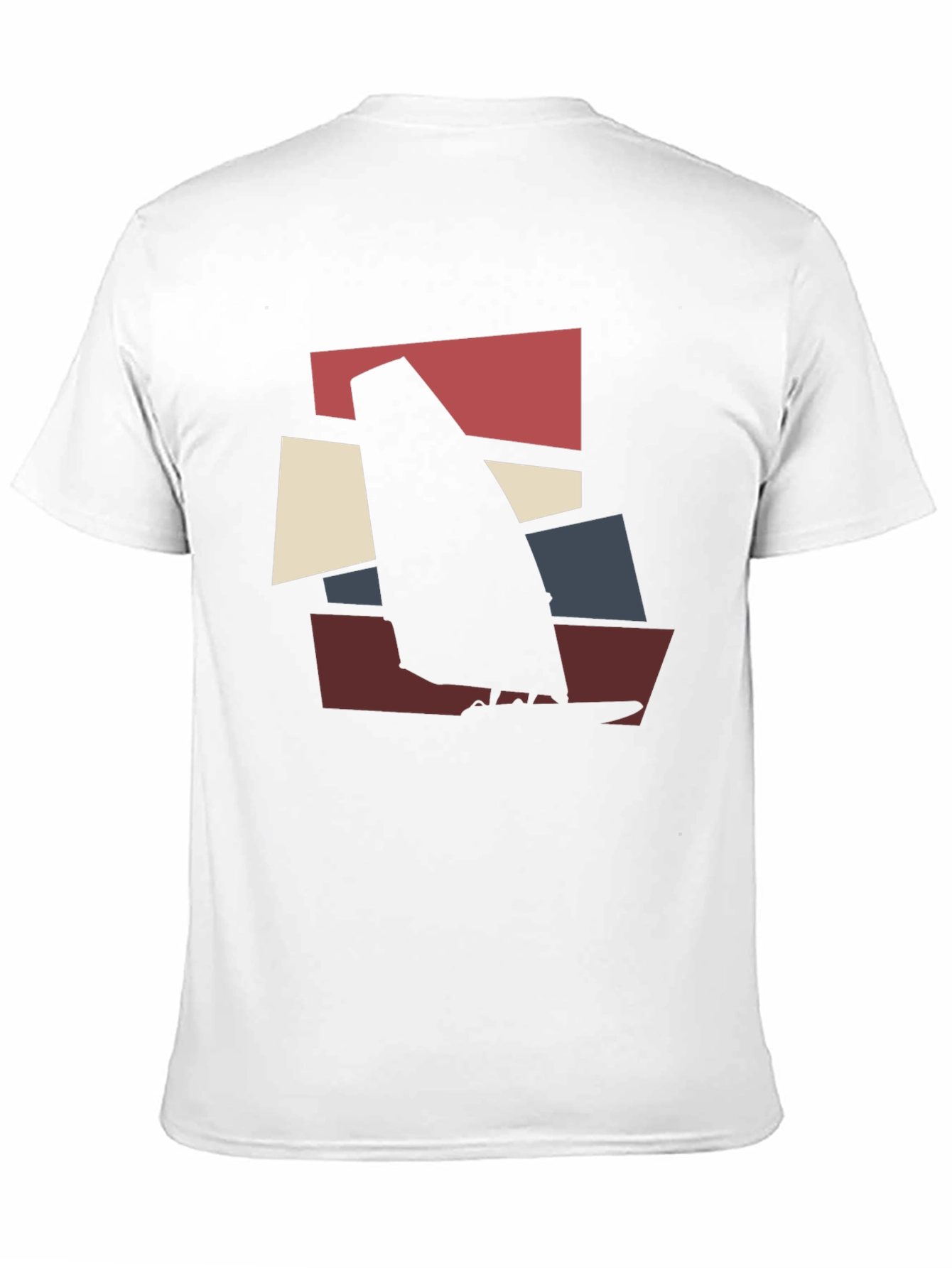 Modern Windsurfing Graphic Tee - Black