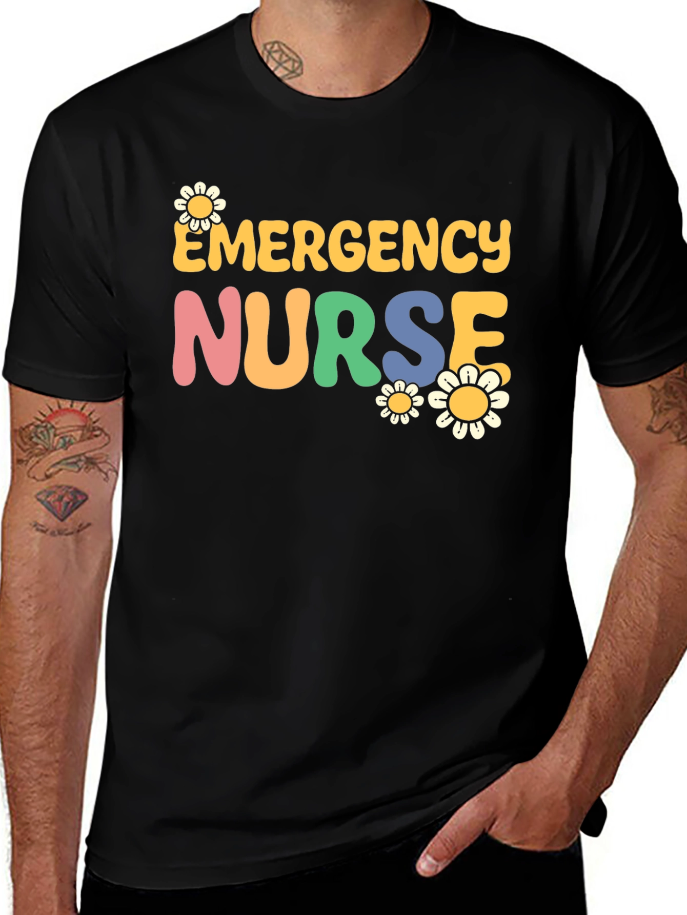 Emergency Nurse Graphic T-Shirt