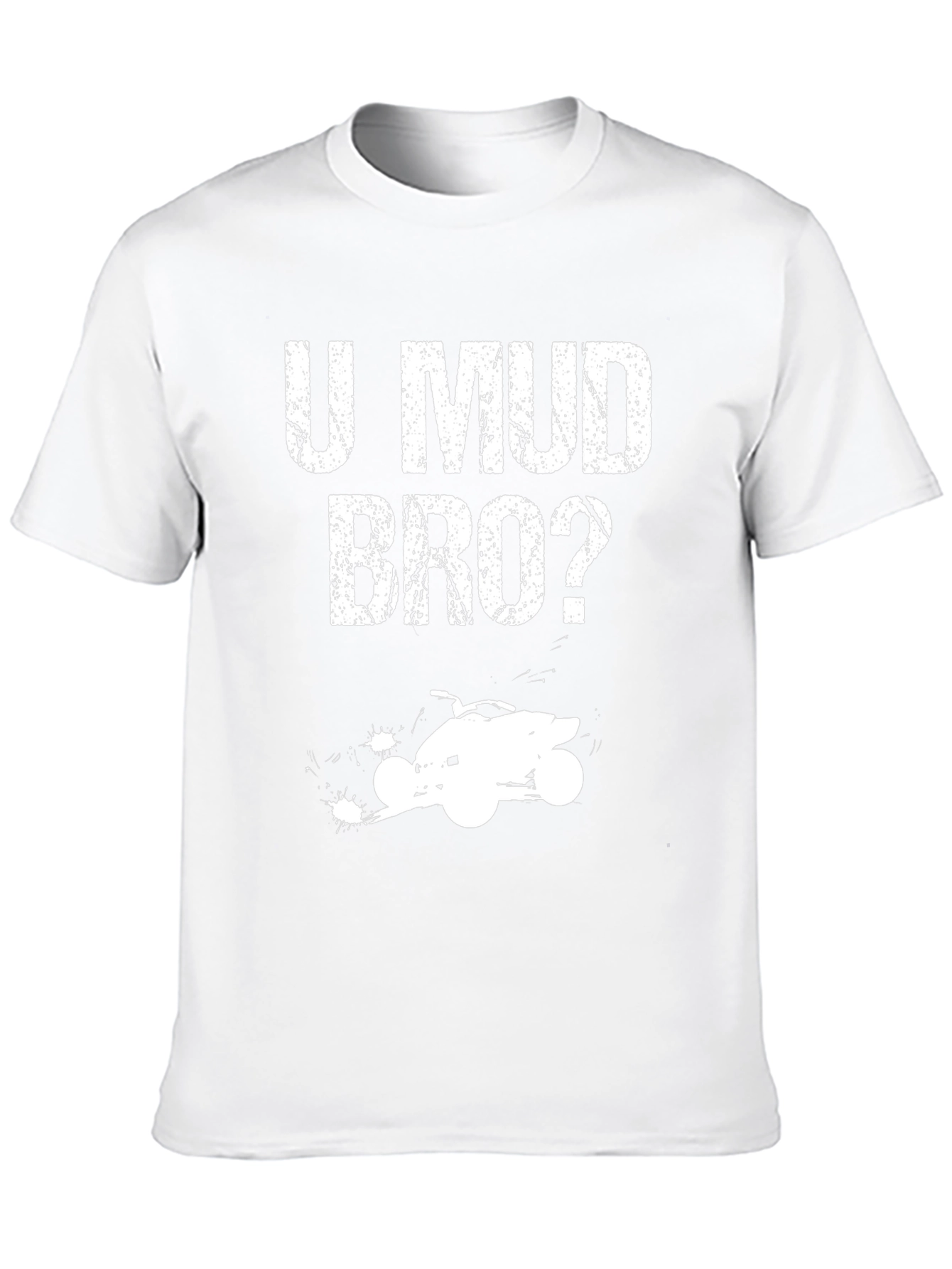 U Mud Bro? Black ATV T-Shirt