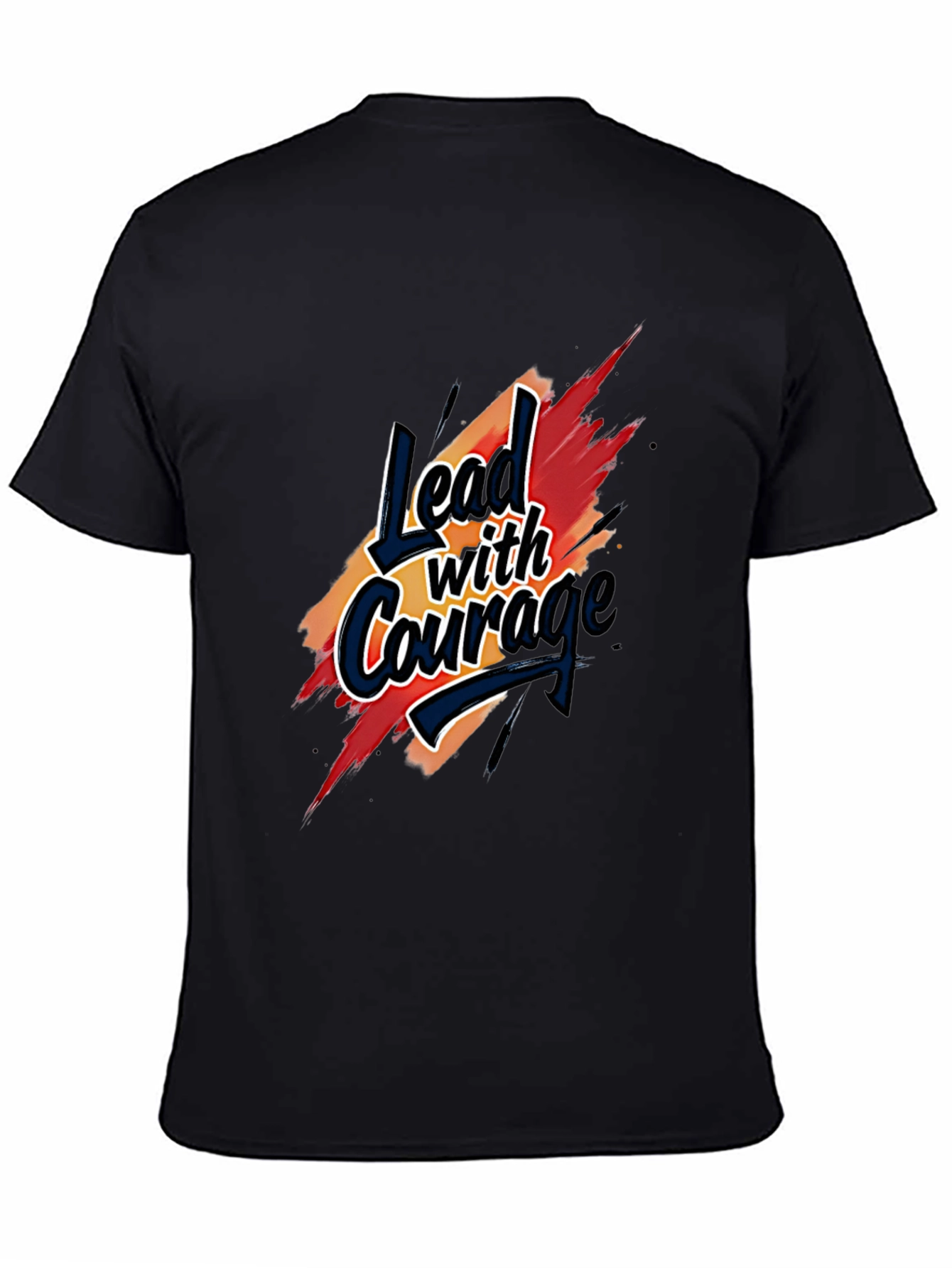 Lead with Courage T-Shirt - Bold Graphic Tee