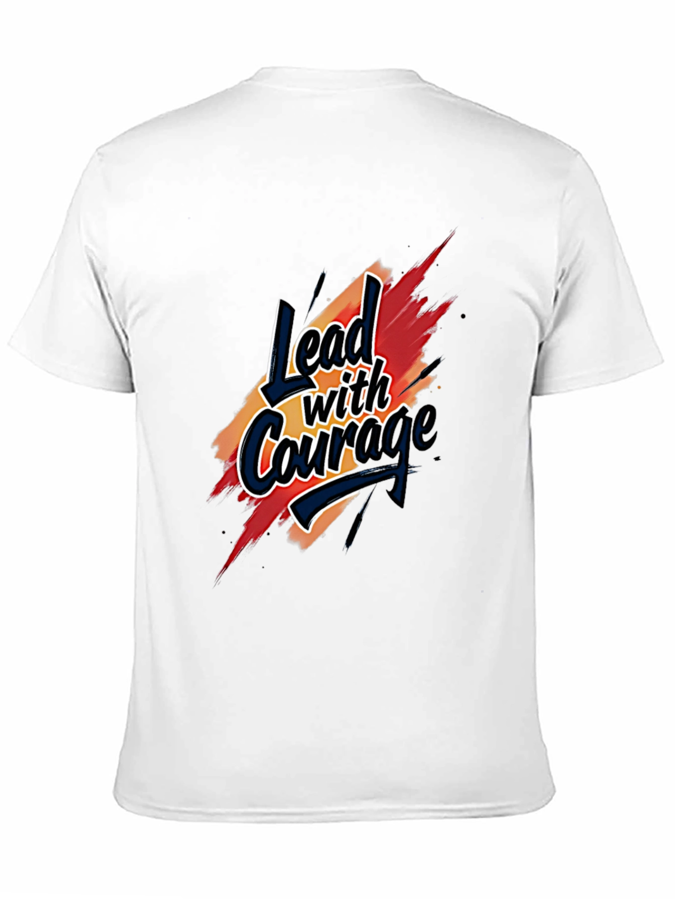 Lead with Courage T-Shirt - Bold Graphic Tee