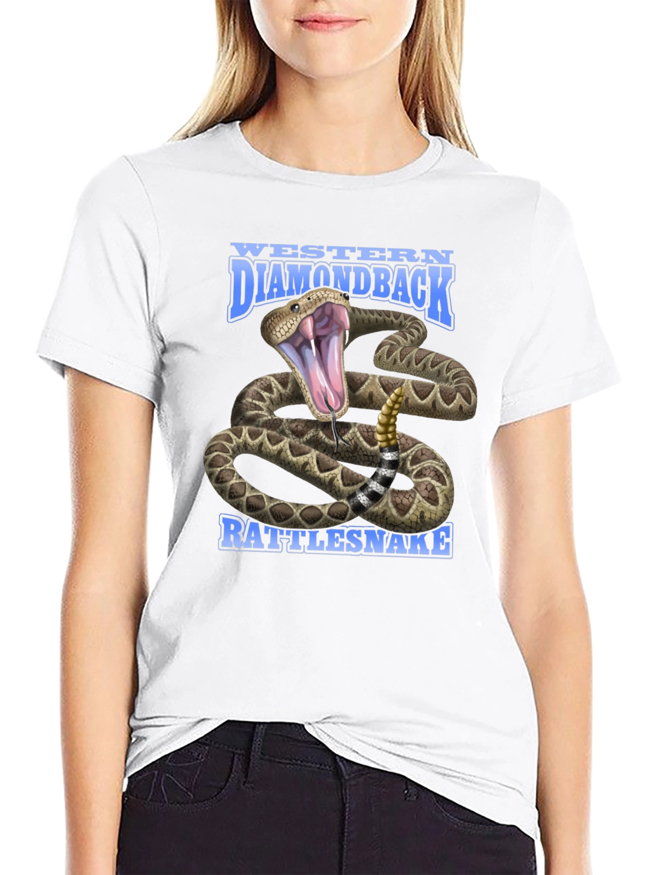 Western Diamondback Rattlesnake Graphic Tee