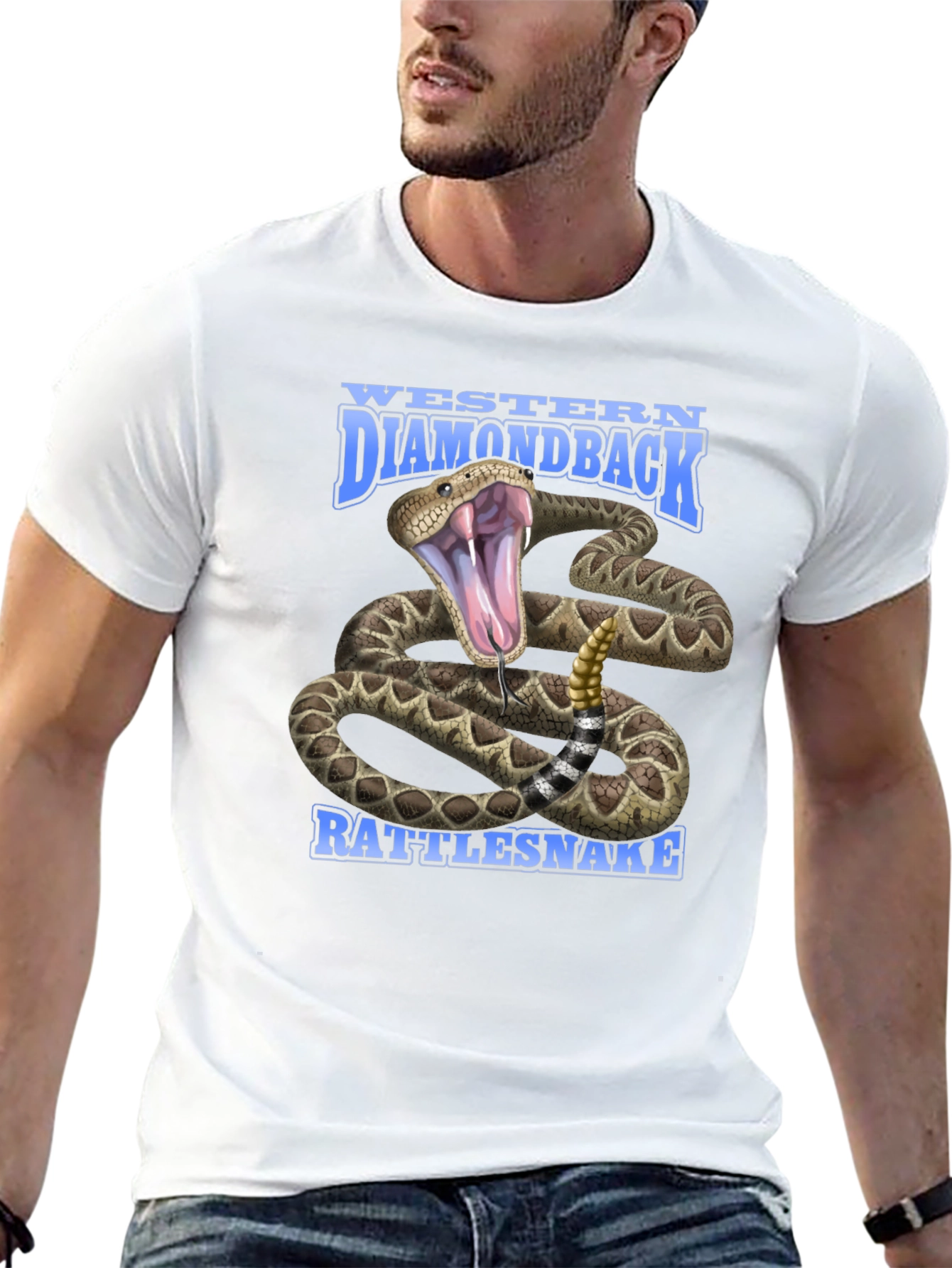 Western Diamondback Rattlesnake Graphic Tee