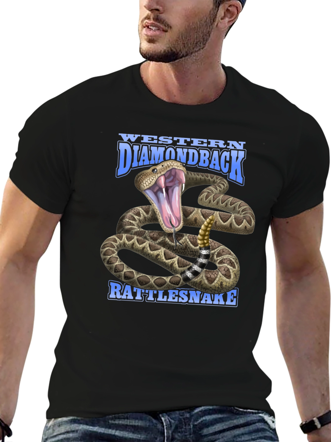 Western Diamondback Rattlesnake Graphic Tee