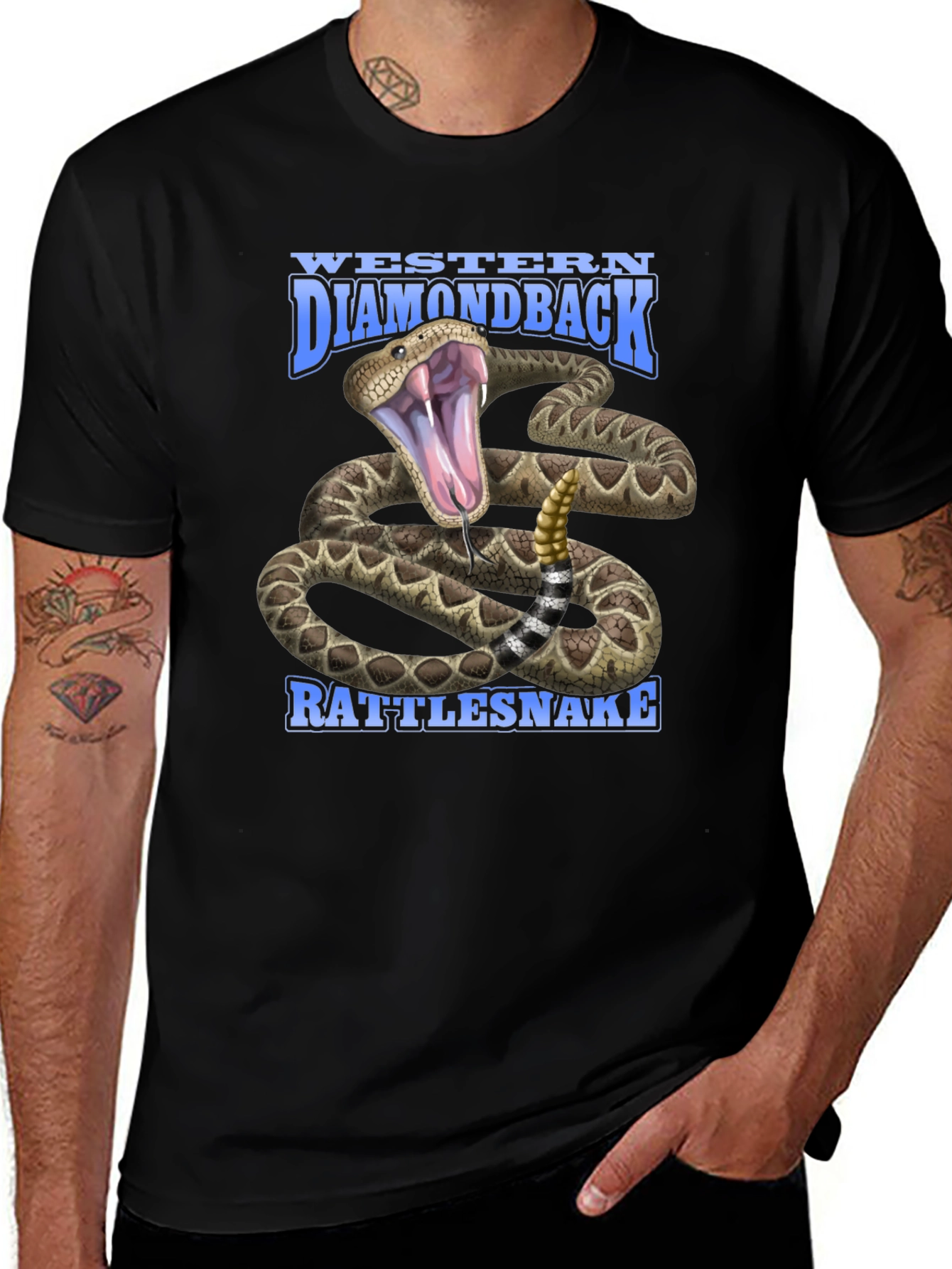 Western Diamondback Rattlesnake Graphic Tee